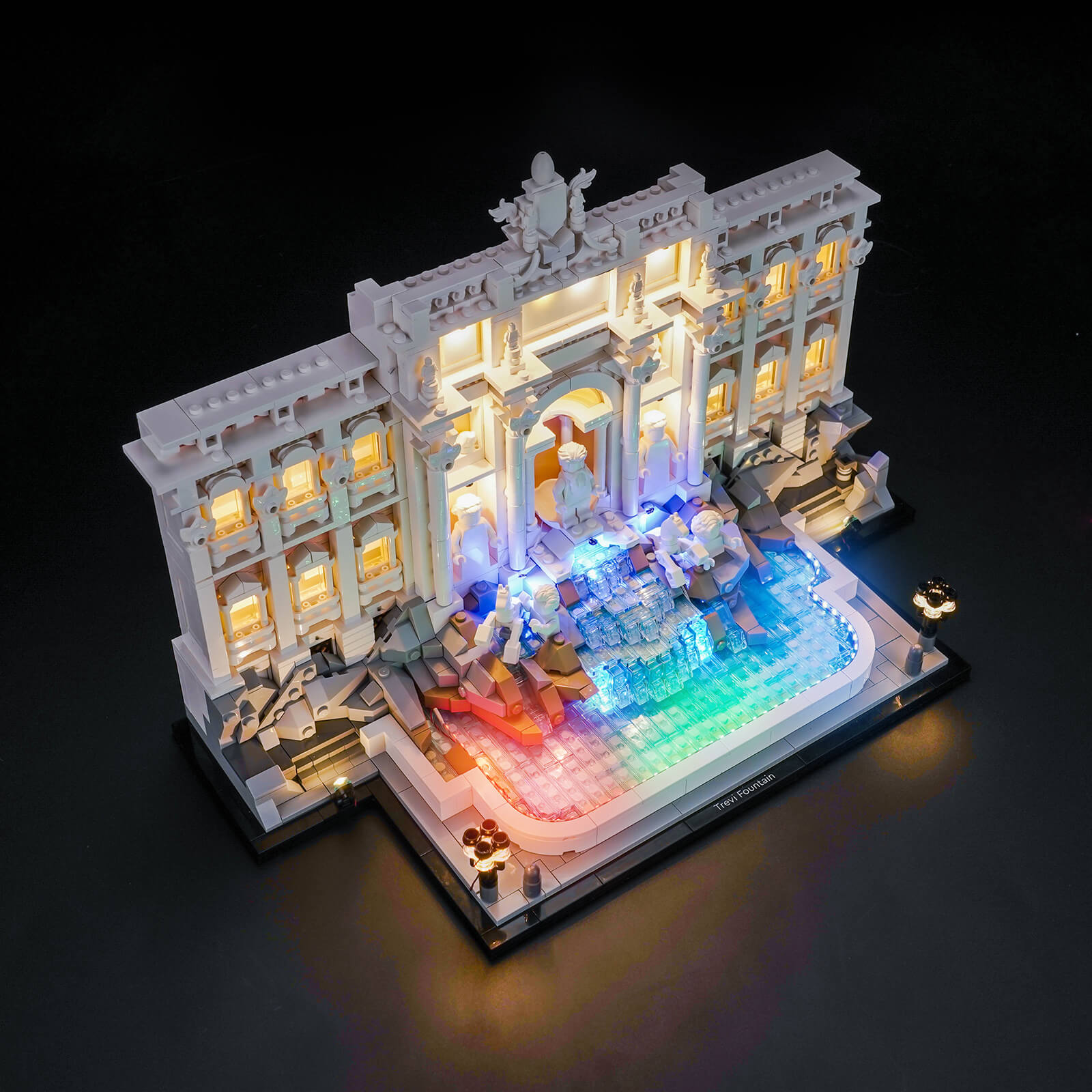 BrickBling Light Kit for LEGO Architecture Trevi Fountain 21062 
RGB Remote Control Version