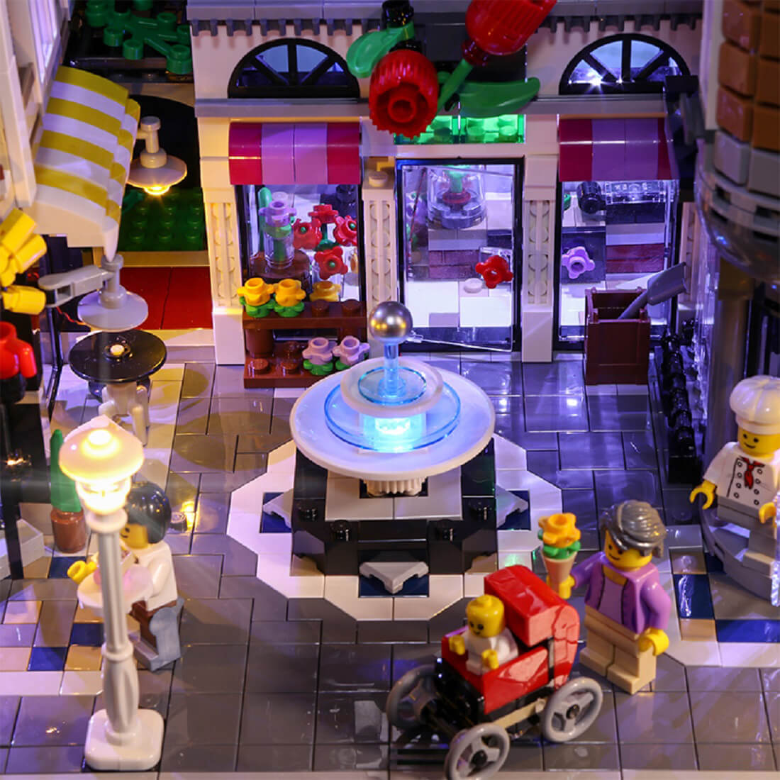 BrickBling Light Kit for LEGO Assembly Square 10255