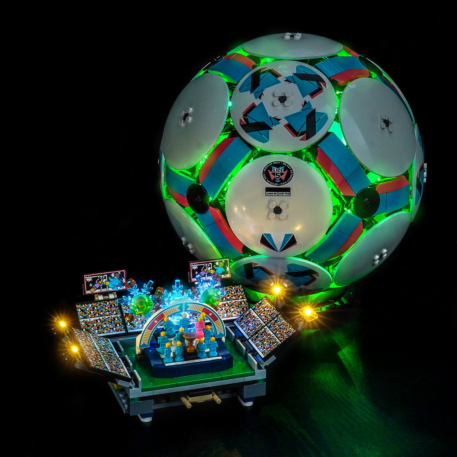 LED Light Kit for LEGO Editions Soccer Ball 43019 | BrickBling