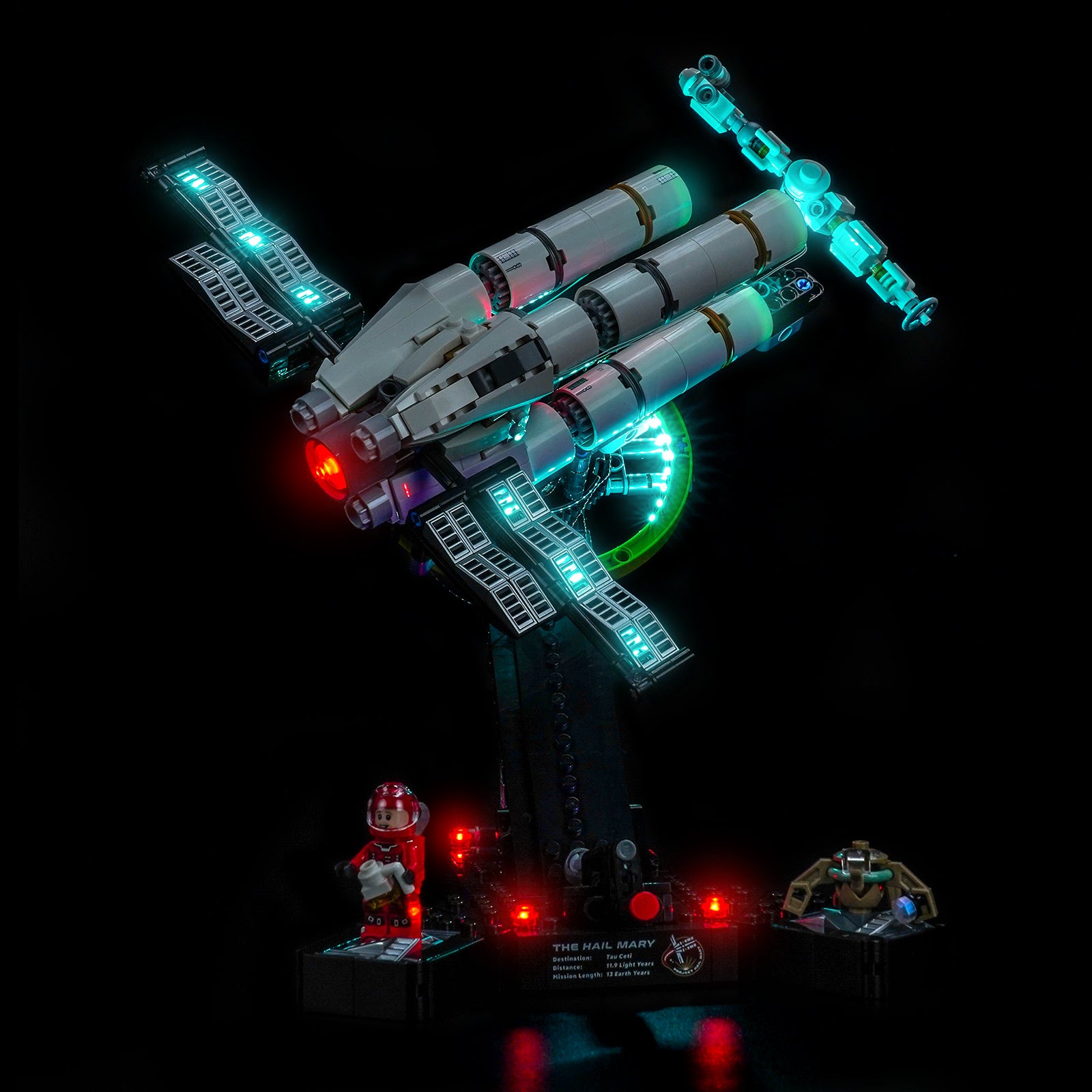 BrickBling Light Kit for LEGO Icons Project Hail Mary 11389 Classic Version