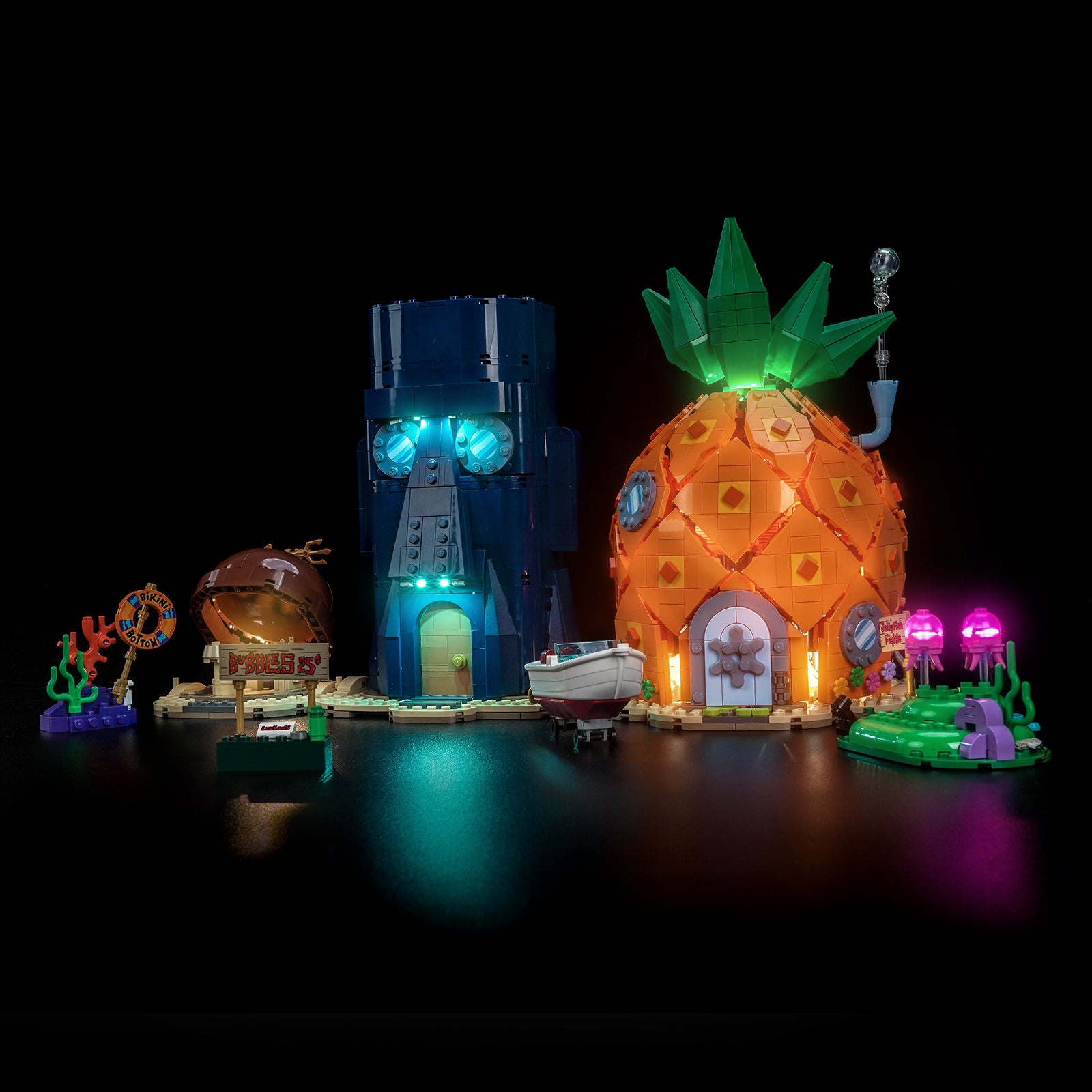 BrickBling Light Kit for LEGO Icons SpongeBob SquarePants: Bikini Bottom 11386 Classic Version