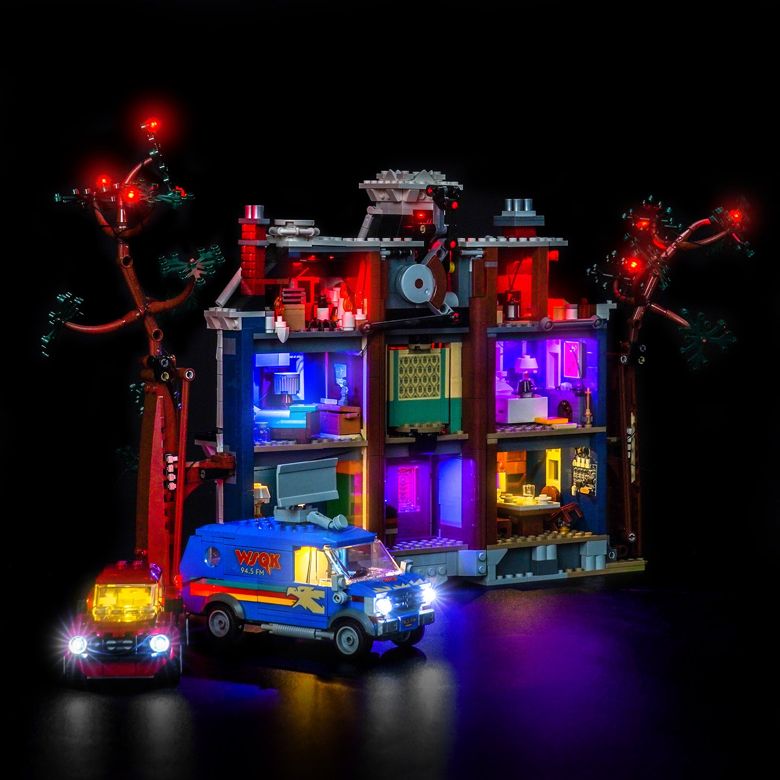 BrickBling Light Kit for LEGO Icons Stranger Things: The Creel House 11370 Version 2