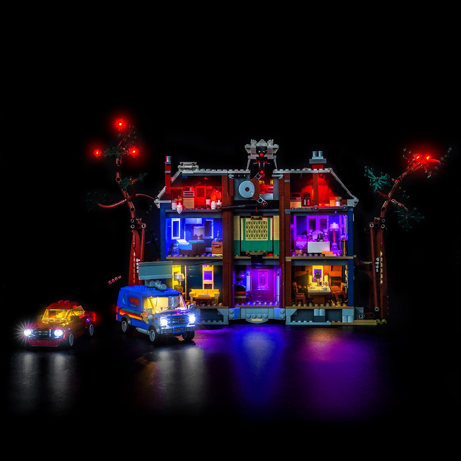 BrickBling Light Kit for LEGO Icons Stranger Things: The Creel House 11370 Version 2