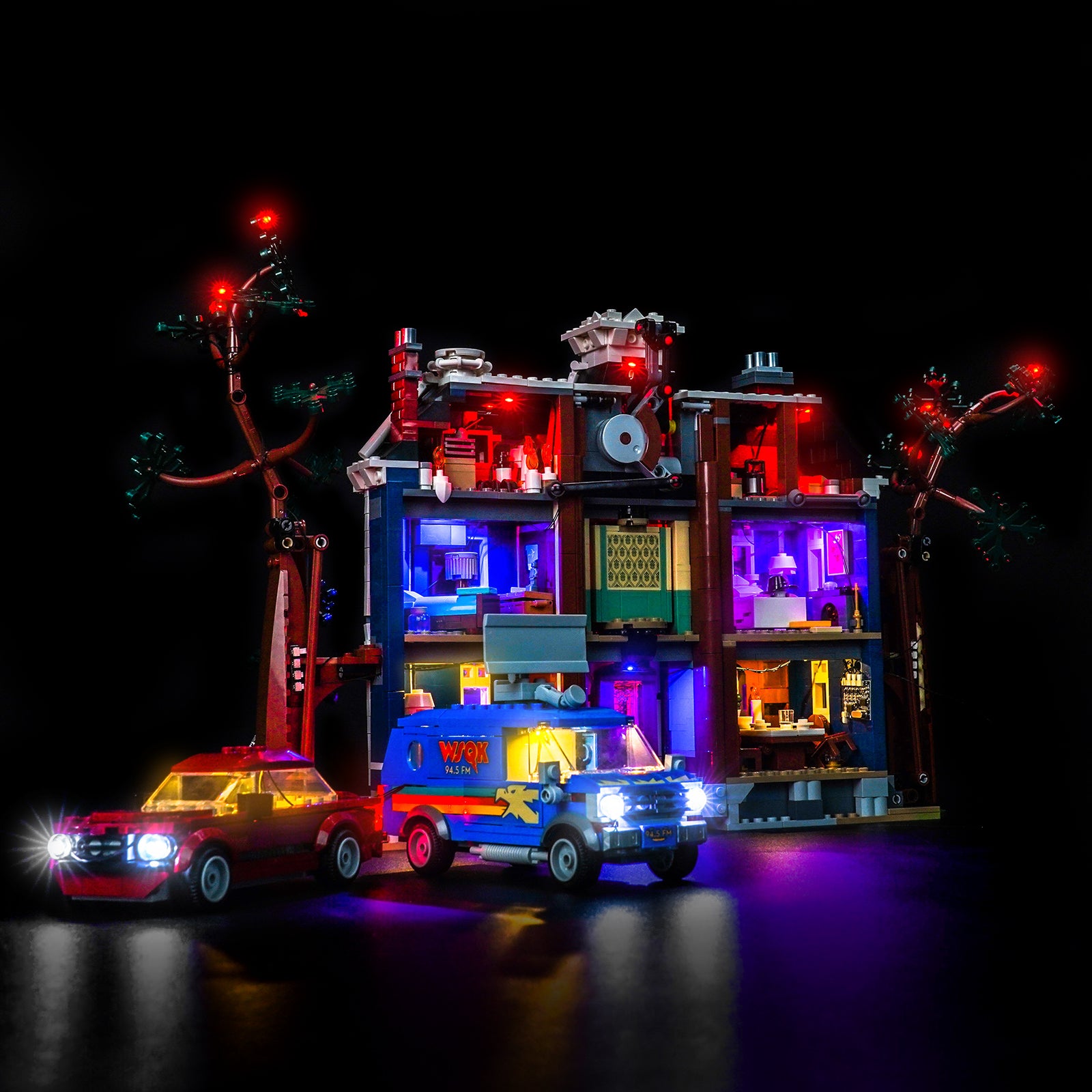 BrickBling Light Kit for LEGO Icons Stranger Things: The Creel House 11370 Version 2
