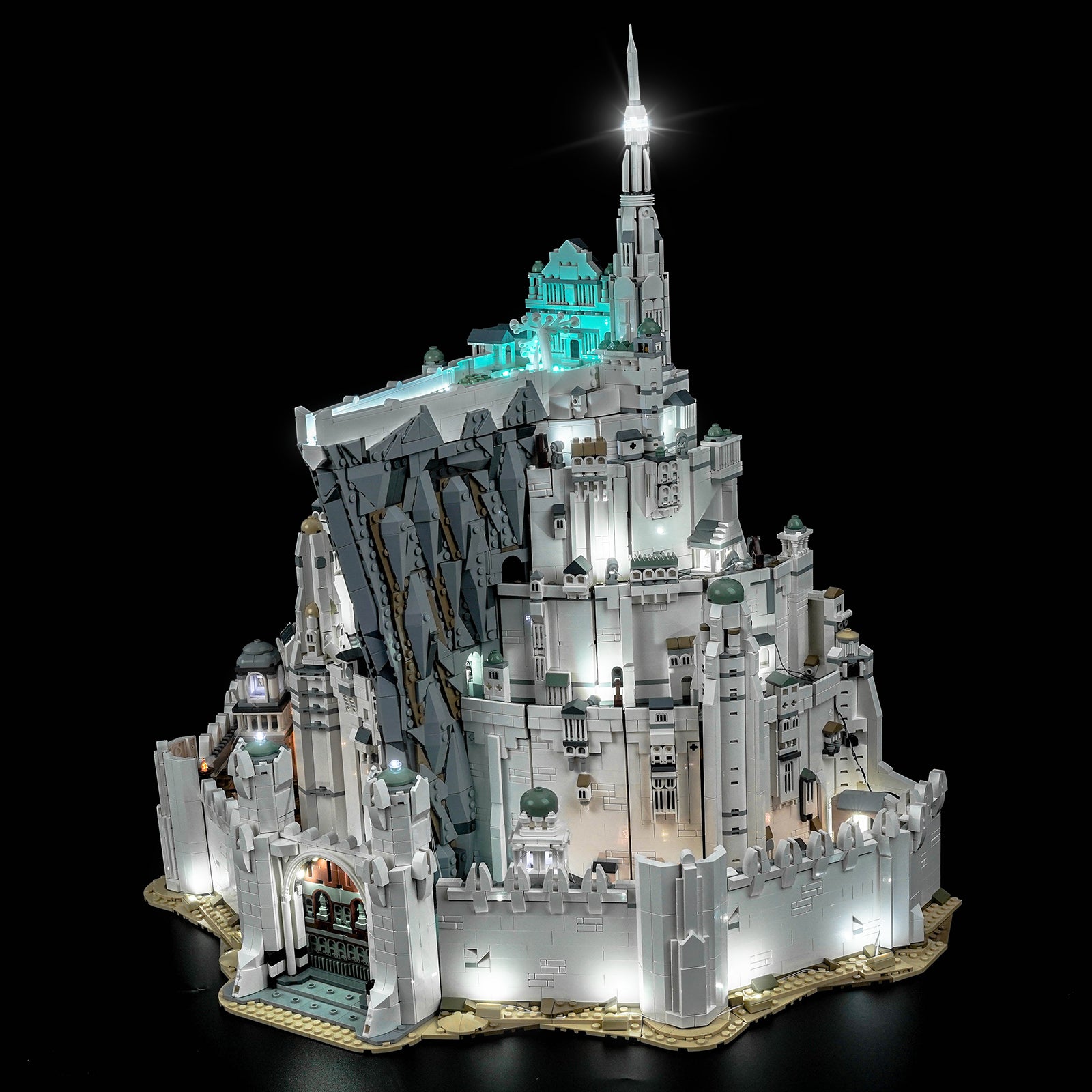 BrickBling Light Kit for LEGO Icons The Lord of the Rings: Minas Tirith™ 11377  Holy Light Version