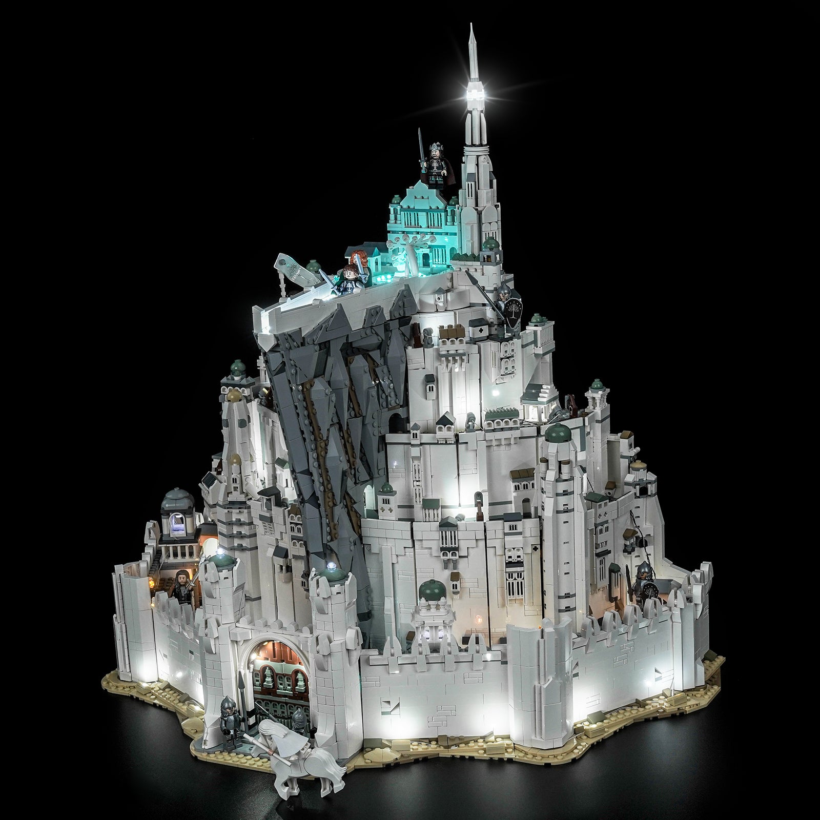 BrickBling Light Kit for LEGO Icons The Lord of the Rings: Minas Tirith™ 11377  Holy Light Version