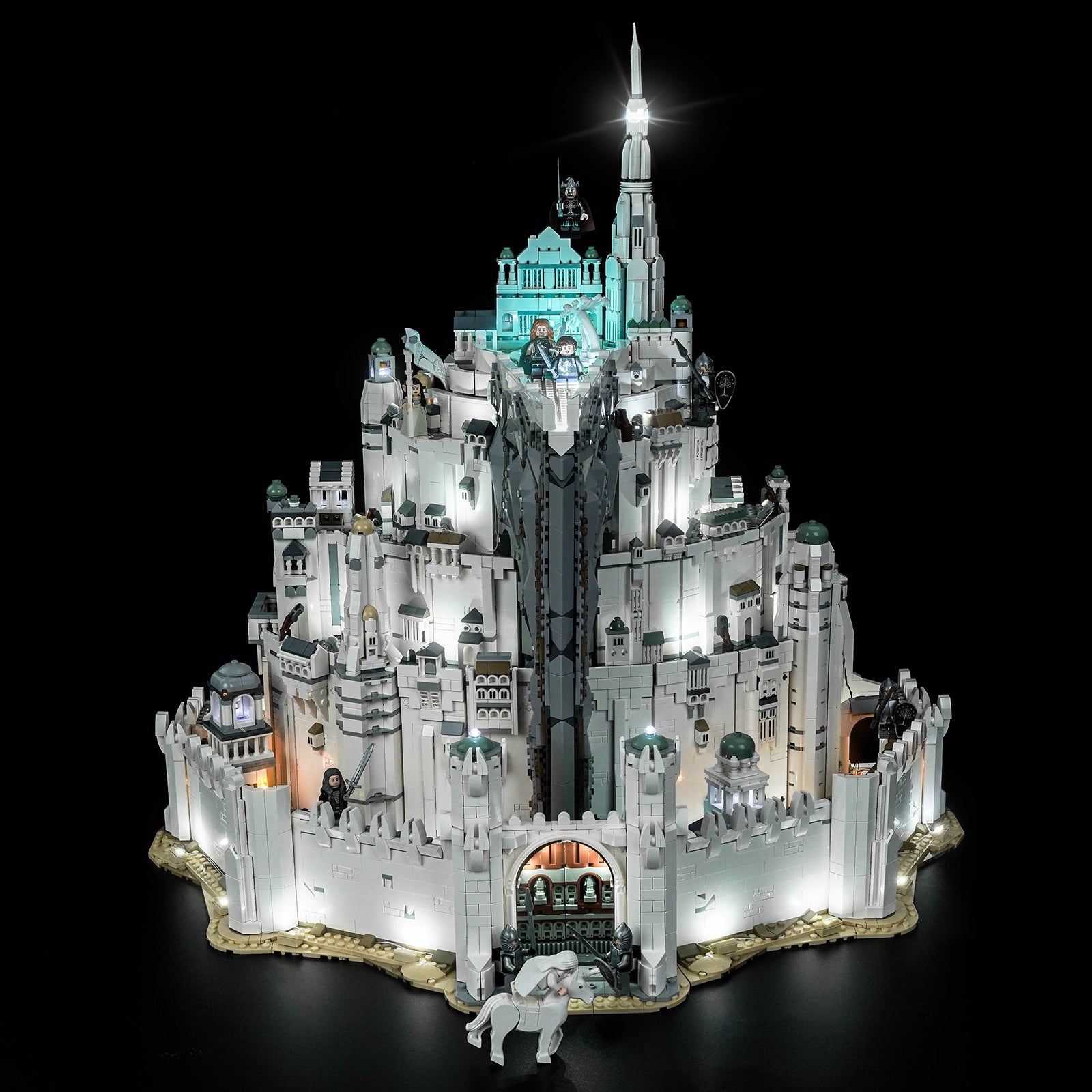 BrickBling Light Kit for LEGO Icons The Lord of the Rings: Minas Tirith™ 11377  Holy Light Version