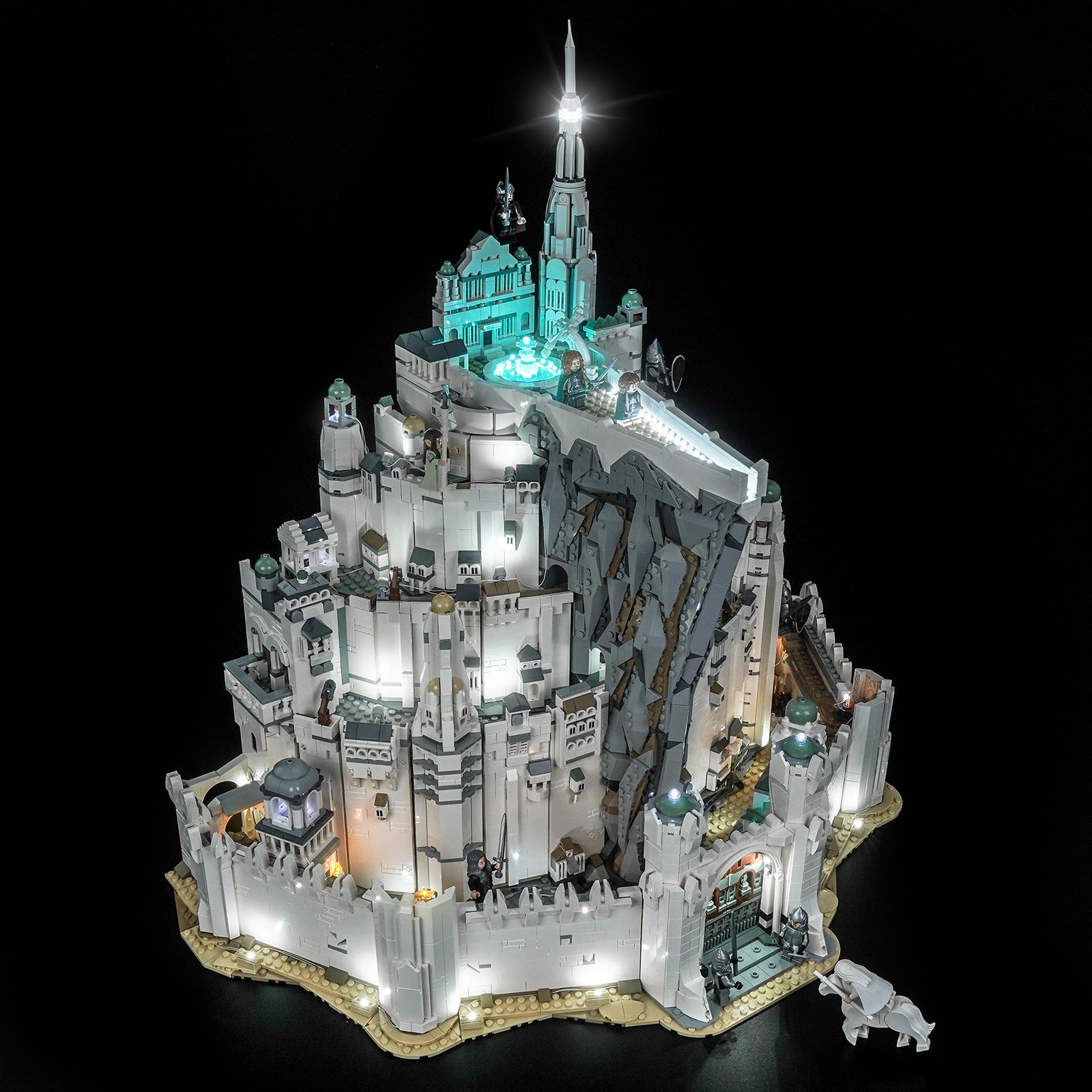 BrickBling Light Kit for LEGO Icons The Lord of the Rings: Minas Tirith™ 11377  Holy Light Version