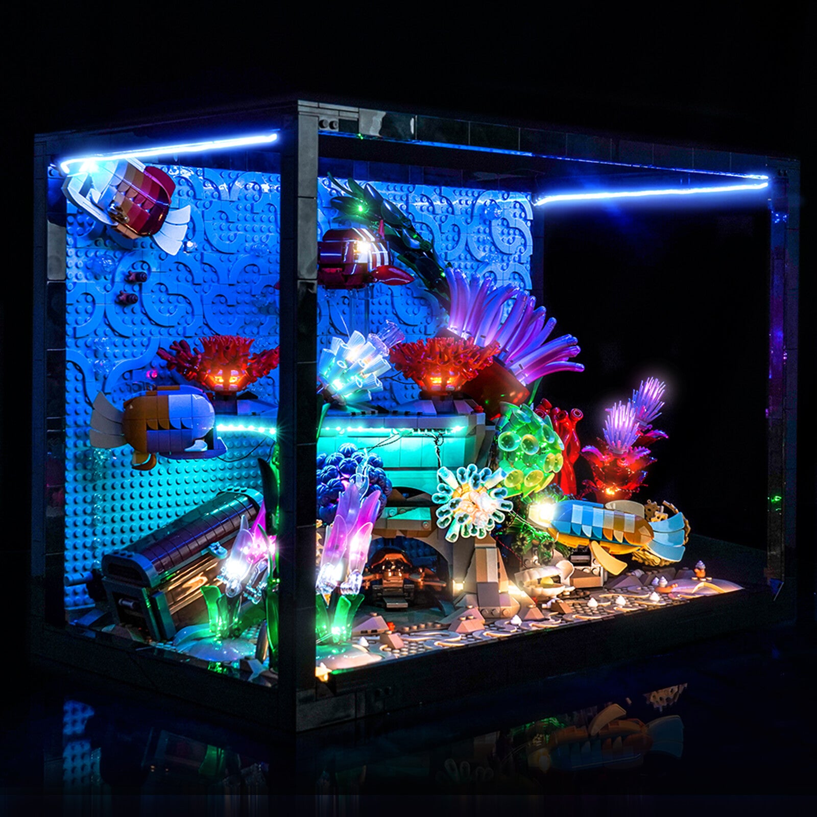 BrickBling Light Kit for LEGO Icons Tropical Aquarium 10366