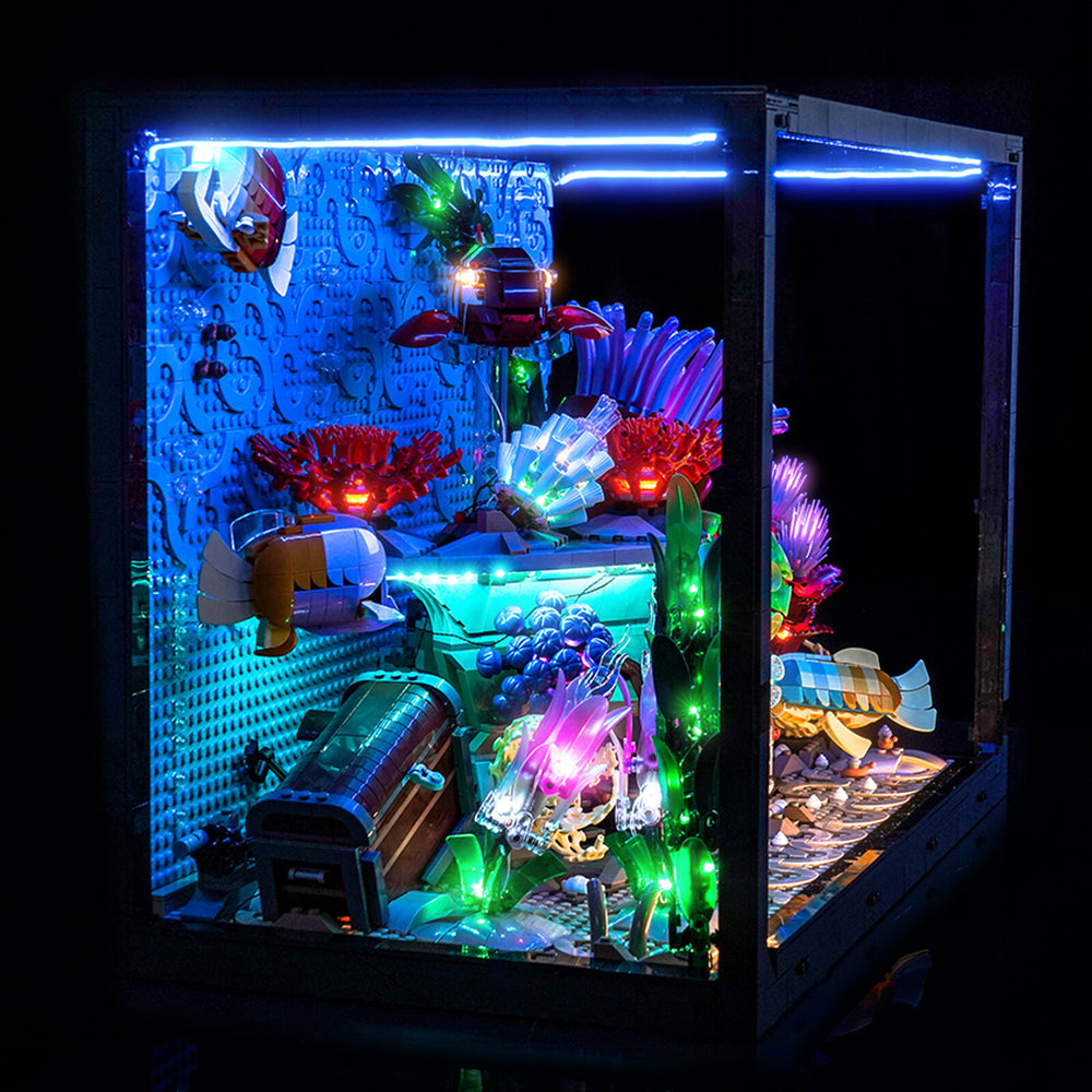 BrickBling Light Kit for LEGO Icons Tropical Aquarium 10366