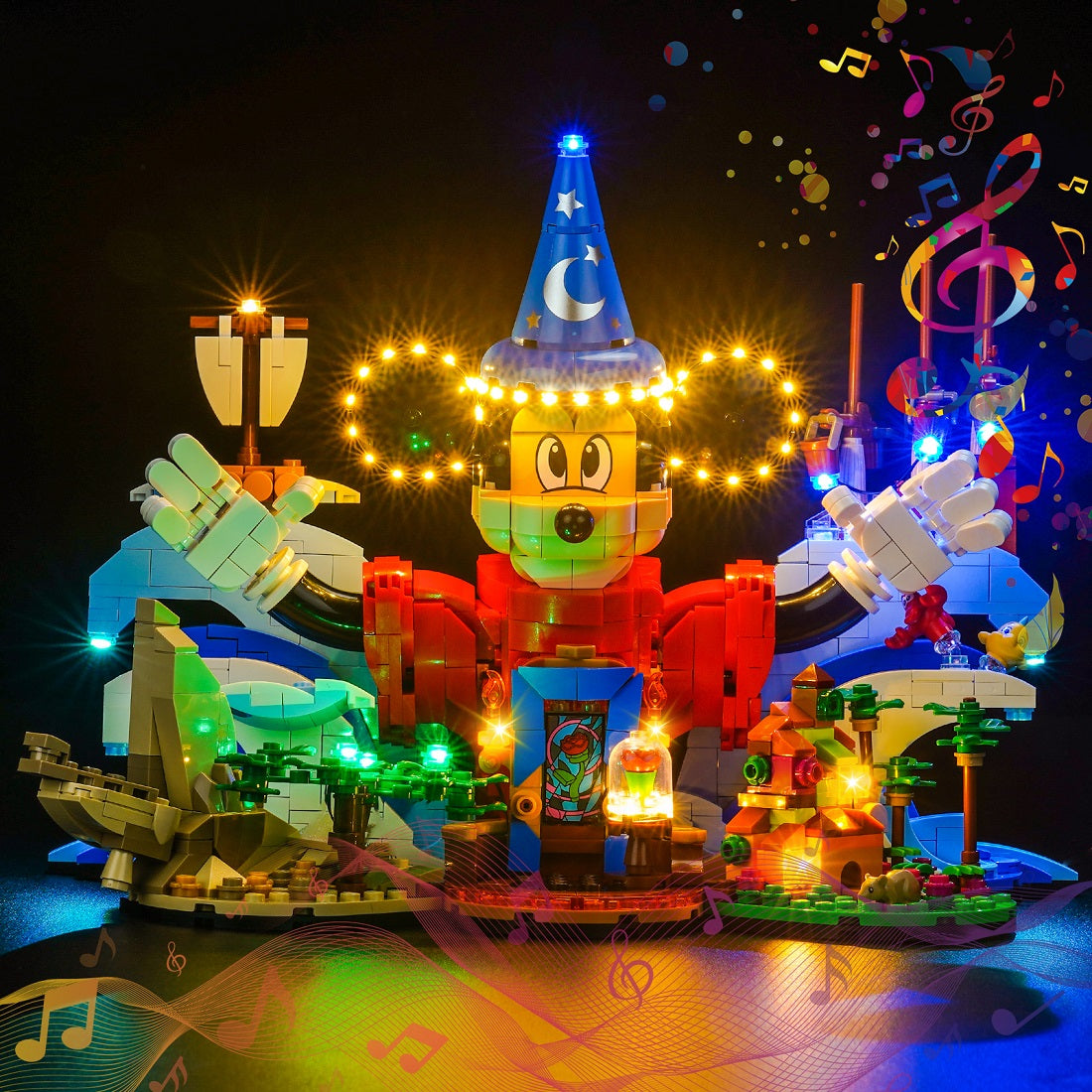 BrickBling Light Kit for LEGO  Ideas Magic of Disney 21352 Music Version
