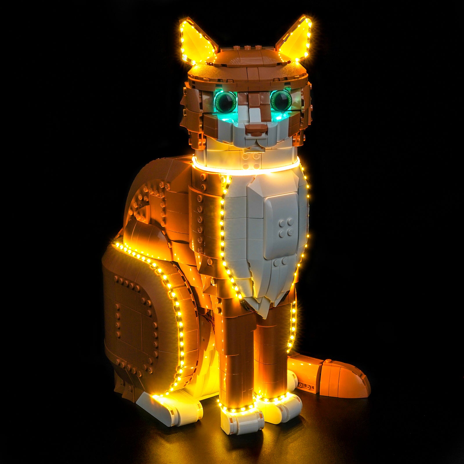 BrickBling Light Kit for LEGO Ideas Orange Cat 21376