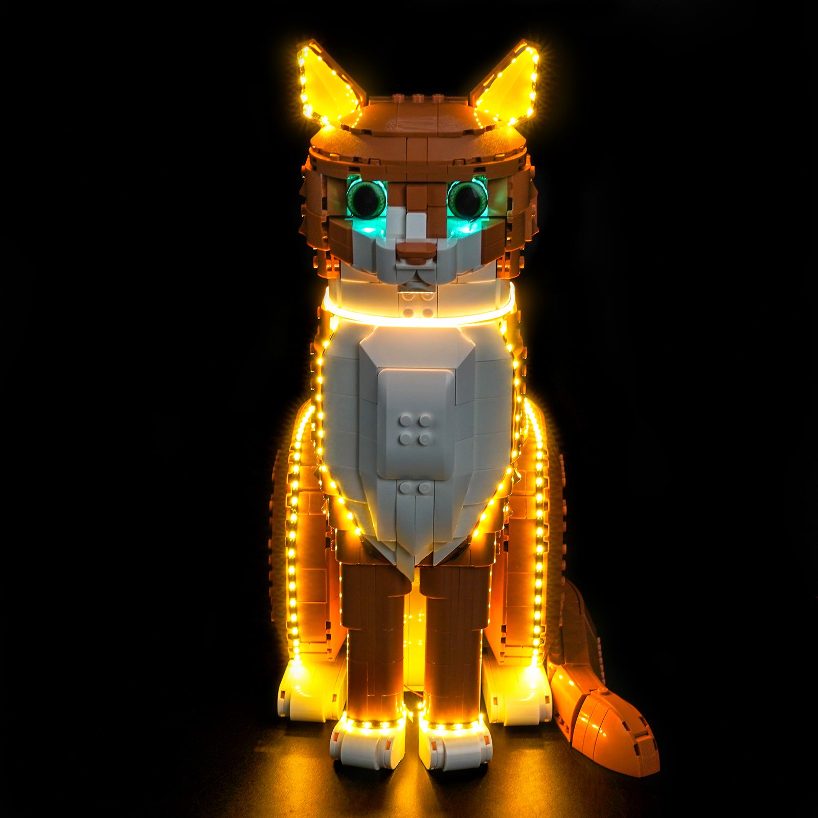 BrickBling Light Kit for LEGO Ideas Orange Cat 21376