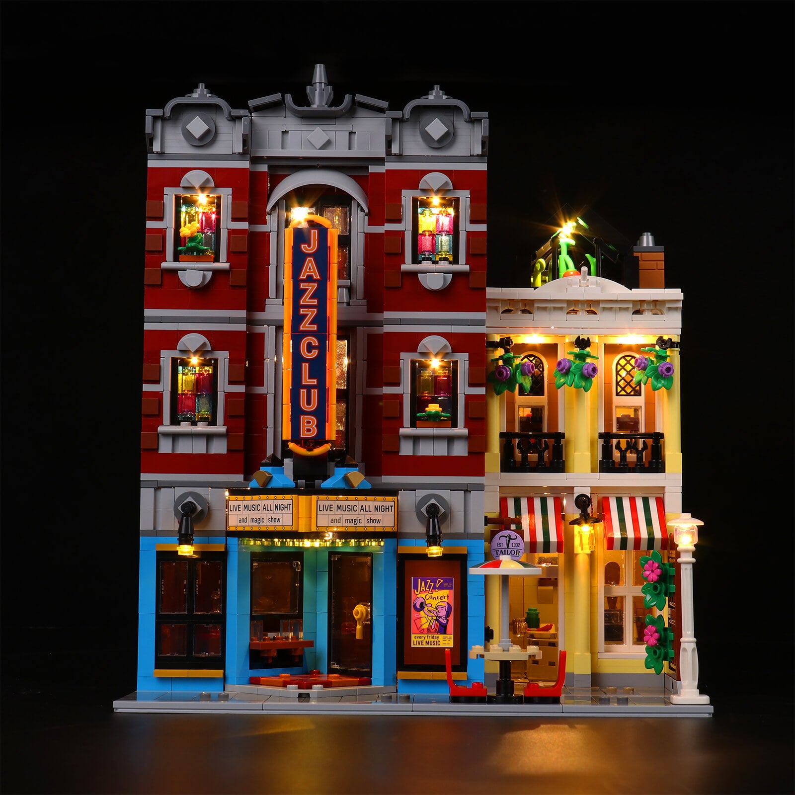 BrickBling Light Kit for LEGO Jazz Club 10312
