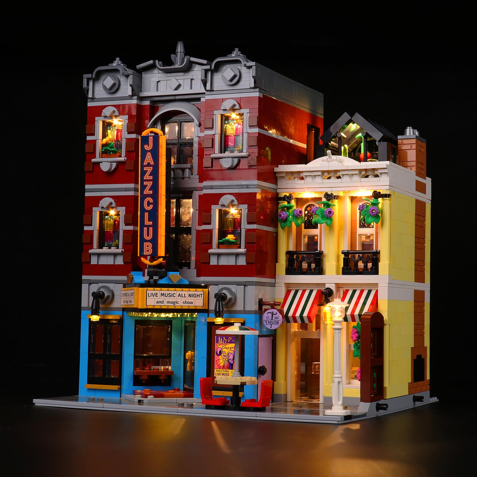 BrickBling Light Kit for LEGO Jazz Club 10312 Classic Version