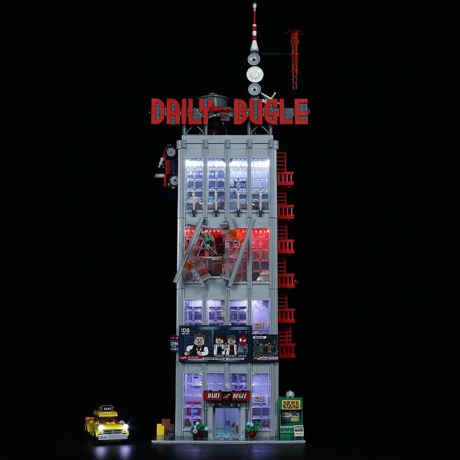 BrickBling Light Kit for LEGO Marvel Daily Bugle 76178 Classic Version