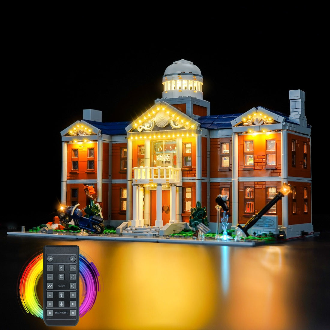 BrickBling Light Kit for LEGO Marvel X-Men: The X-Mansion 76294 Remote Control Version
