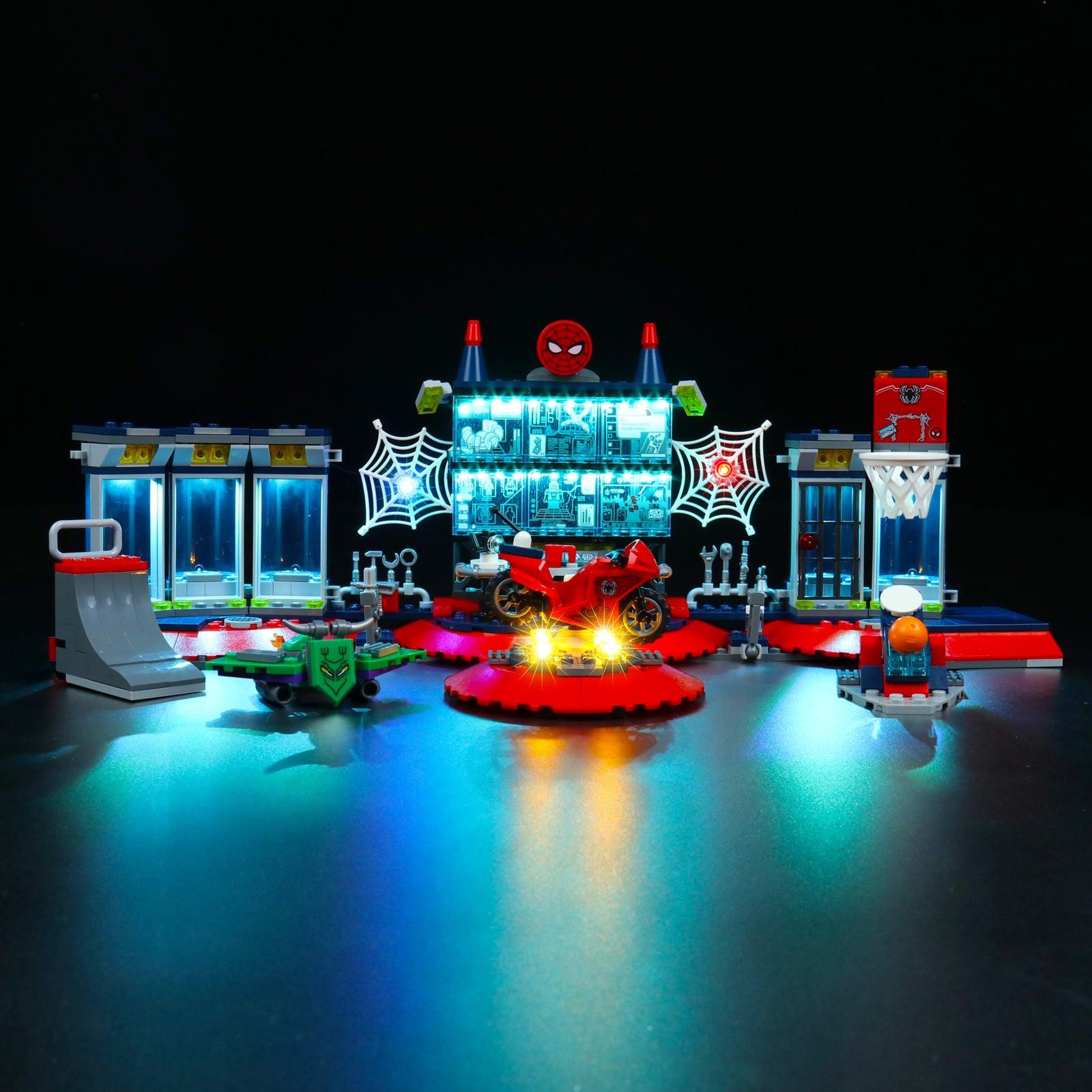 BrickBling Light Kit for LEGO Spider-Man Attack on the Spider Lair 76175