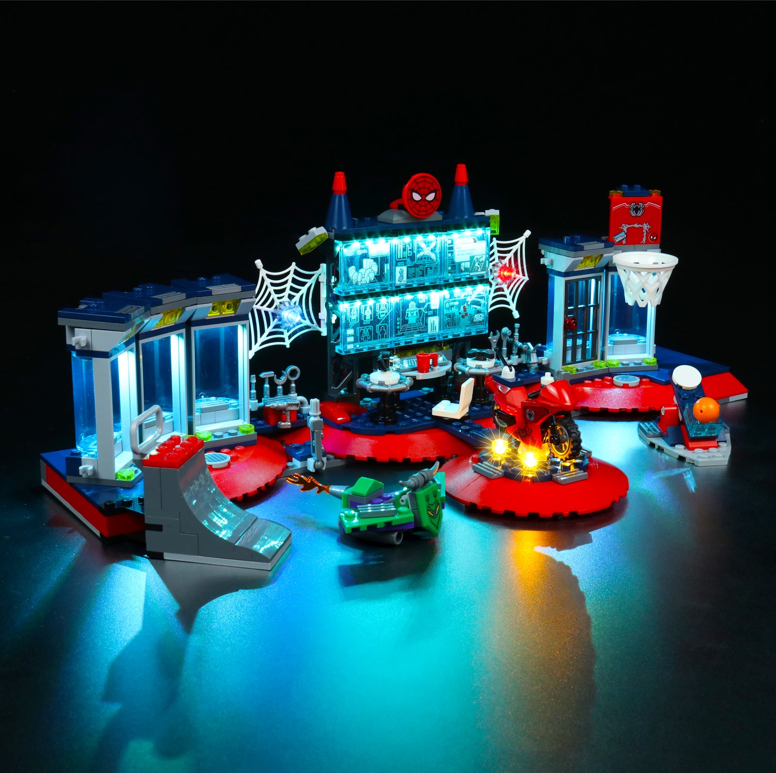 BrickBling Light Kit for LEGO Spider-Man Attack on the Spider Lair 76175 4