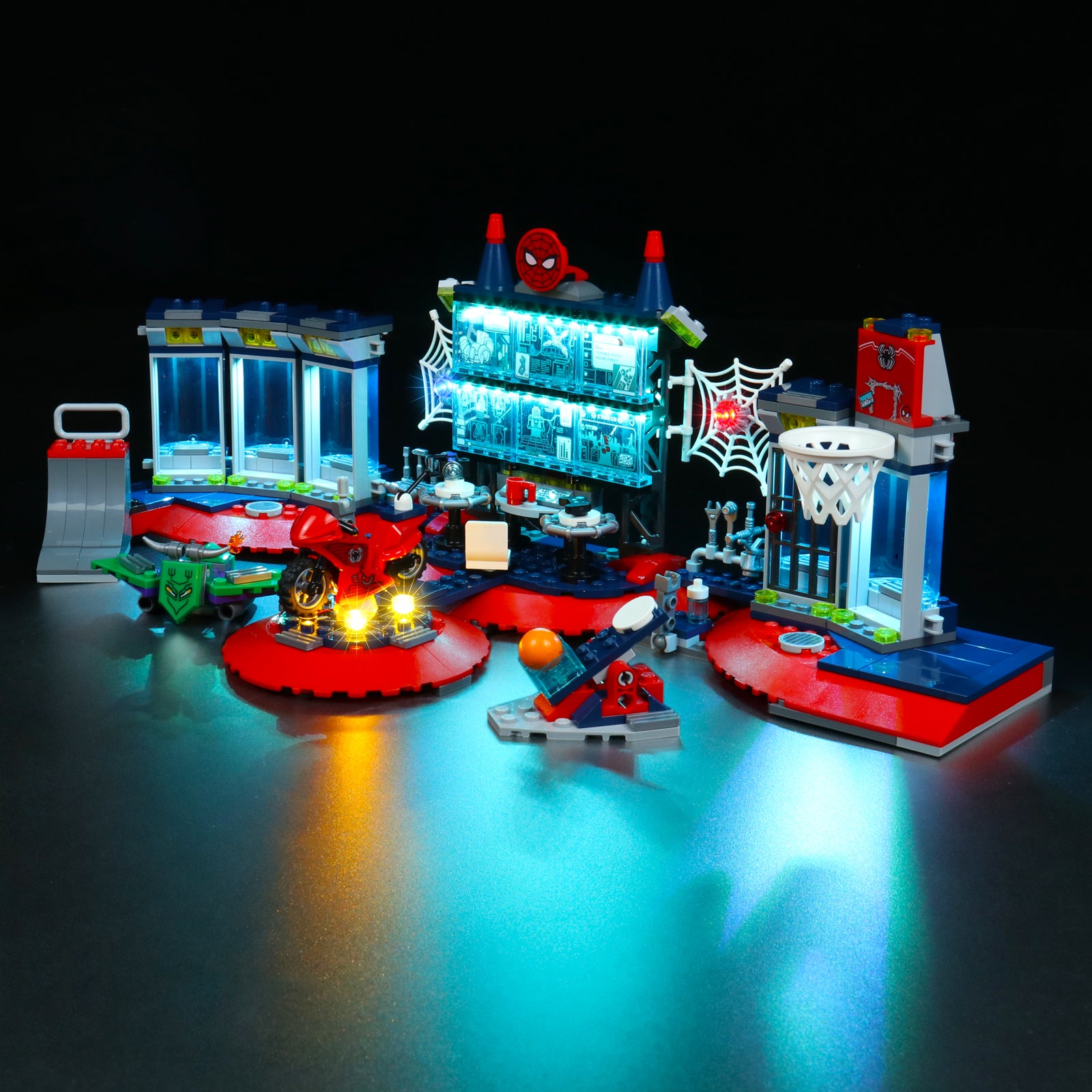 BrickBling Light Kit for LEGO Spider-Man Attack on the Spider Lair 76175 5