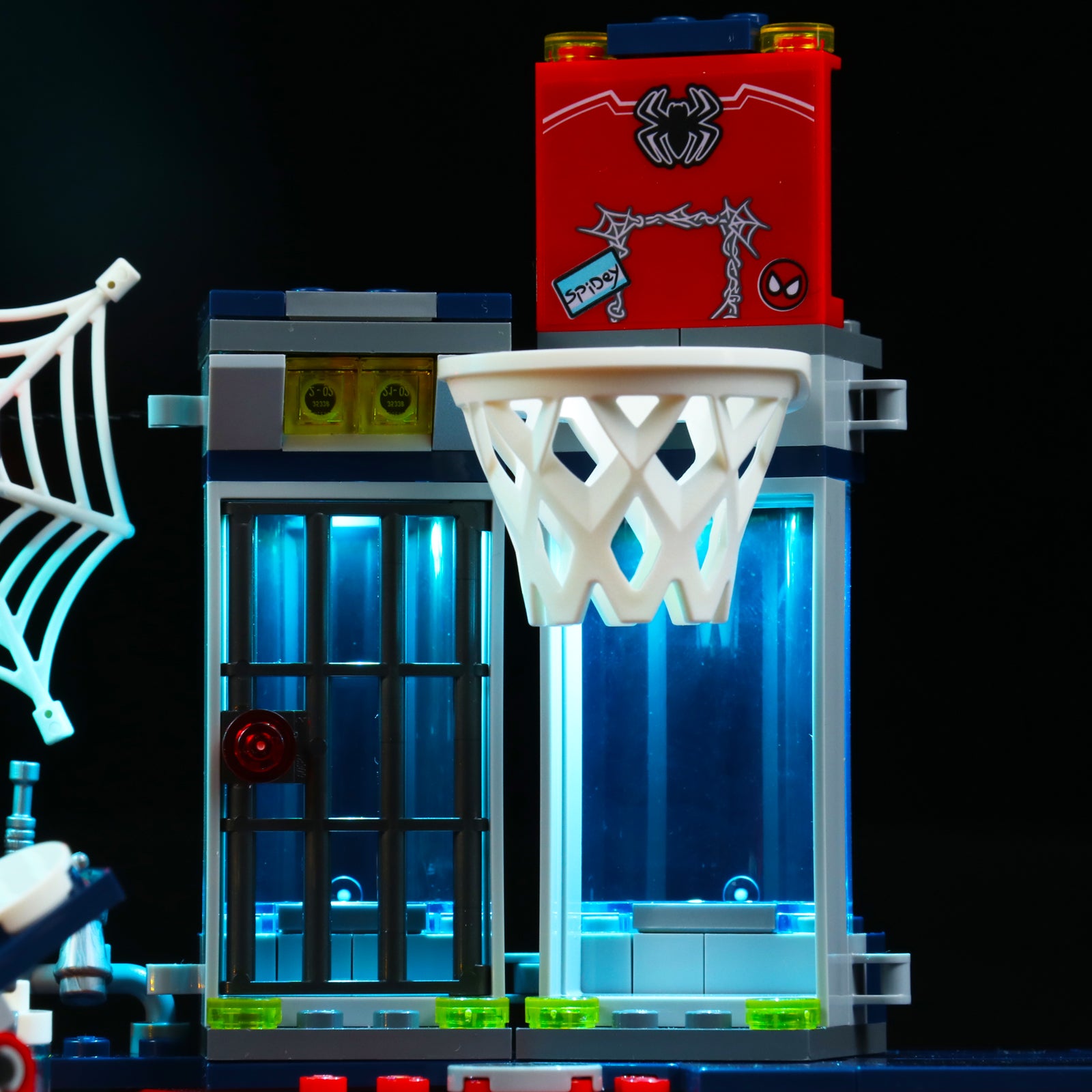 BrickBling Light Kit for LEGO Spider-Man Attack on the Spider Lair 76175 7