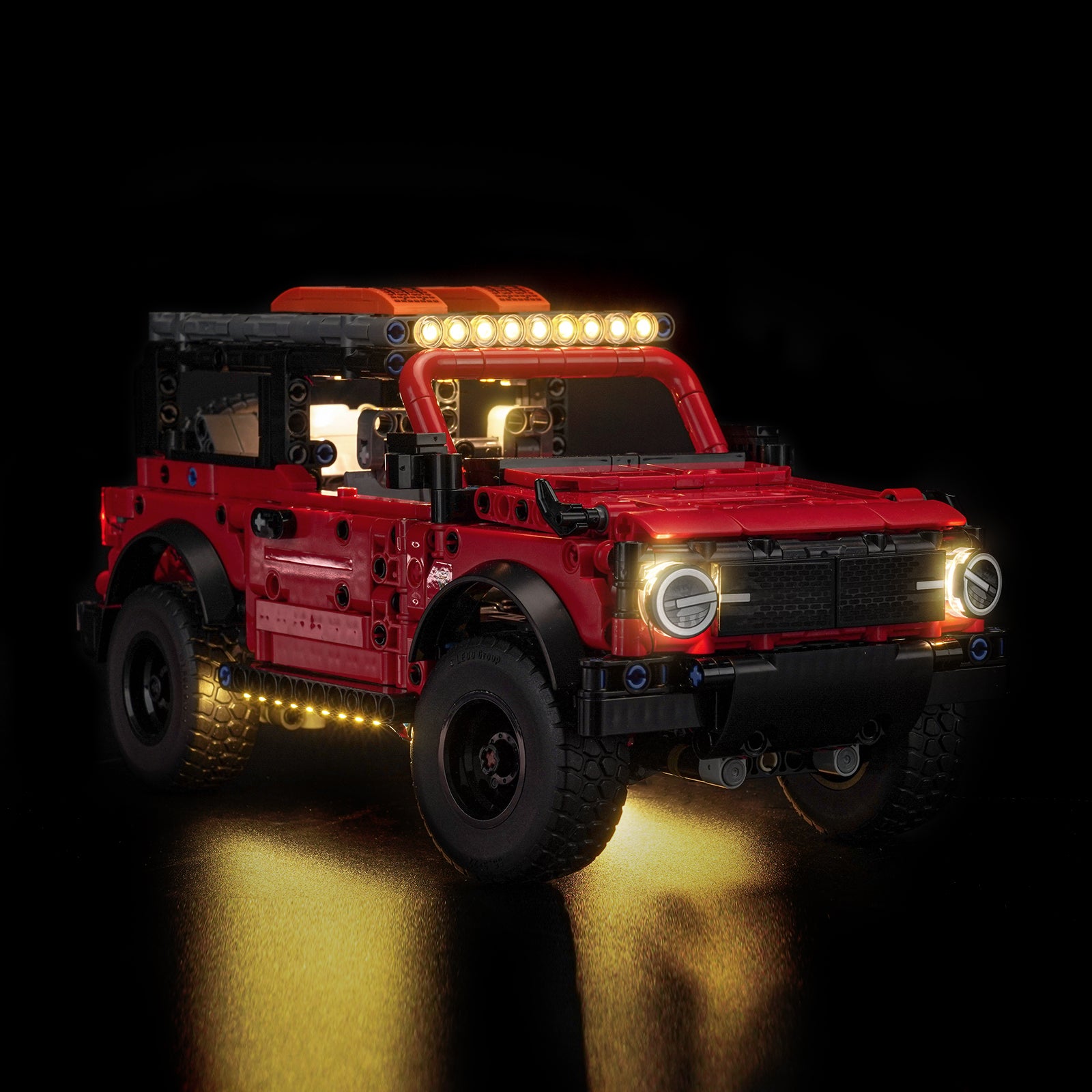 BrickBling Light Kit for LEGO Technic Ford Bronco® SUV 42213 Remote Control Version