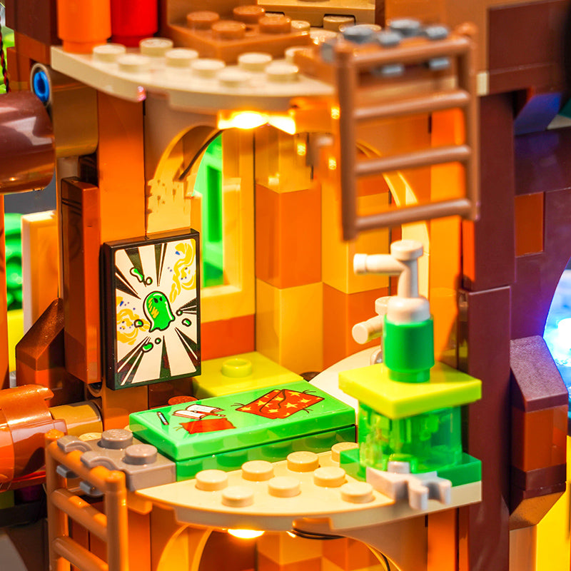 BrickBling Lichtset für LEGO DREAMZzz Fantastisches Baumhaus 71461