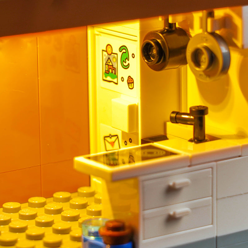 BrickBling Lichtset für LEGO City Familienhaus 60398