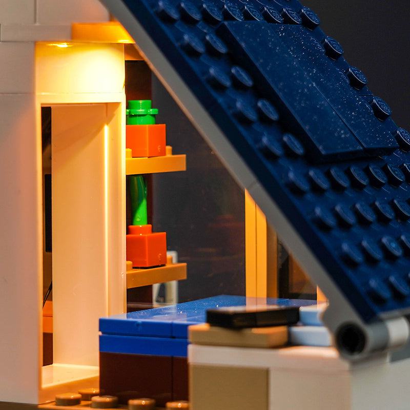 Kit d'éclairage BrickBling pour la maison familiale LEGO City 60398