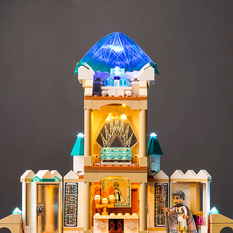 Kit d'éclairage BrickBling pour le château du roi magnifique LEGO 43224