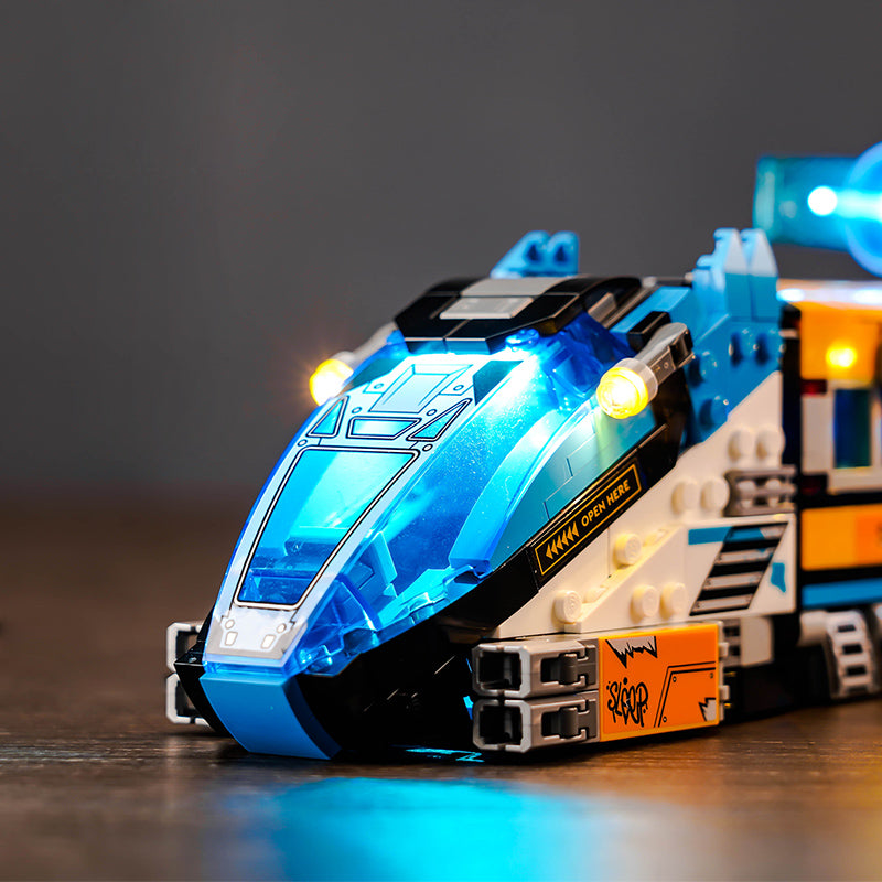 Kit d'éclairage BrickBling pour LEGO DREAMZzz Le bus spatial de M. Oz 71460, version télécommandée