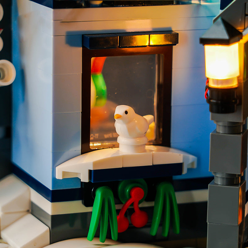 BrickBling Lichtset für LEGO Weihnachtsmannbesuch 10293