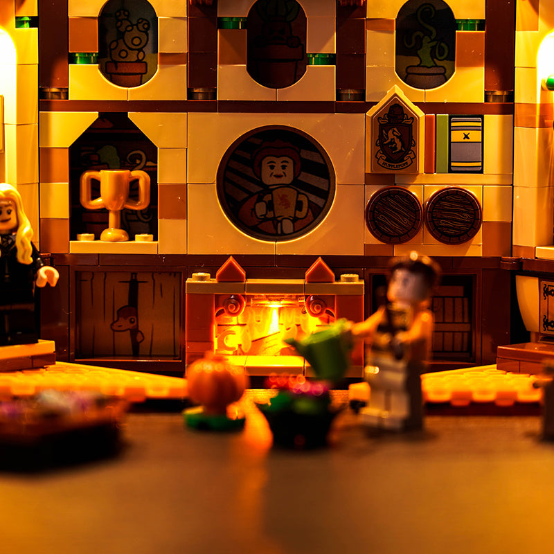 Kit d'éclairage BrickBling pour la bannière de la maison LEGO Poufsouffle™ 76412