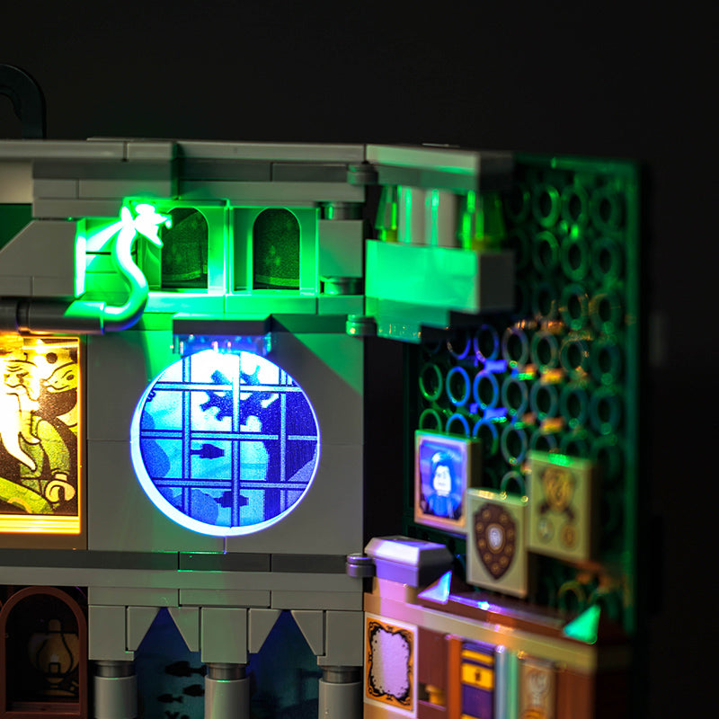 Kit d'éclairage BrickBling pour la bannière de la maison LEGO Serpentard™ 76410