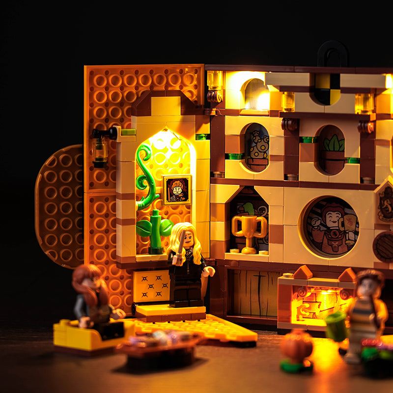 BrickBling Light Kit for LEGO Hufflepuff™ House Banner 76412