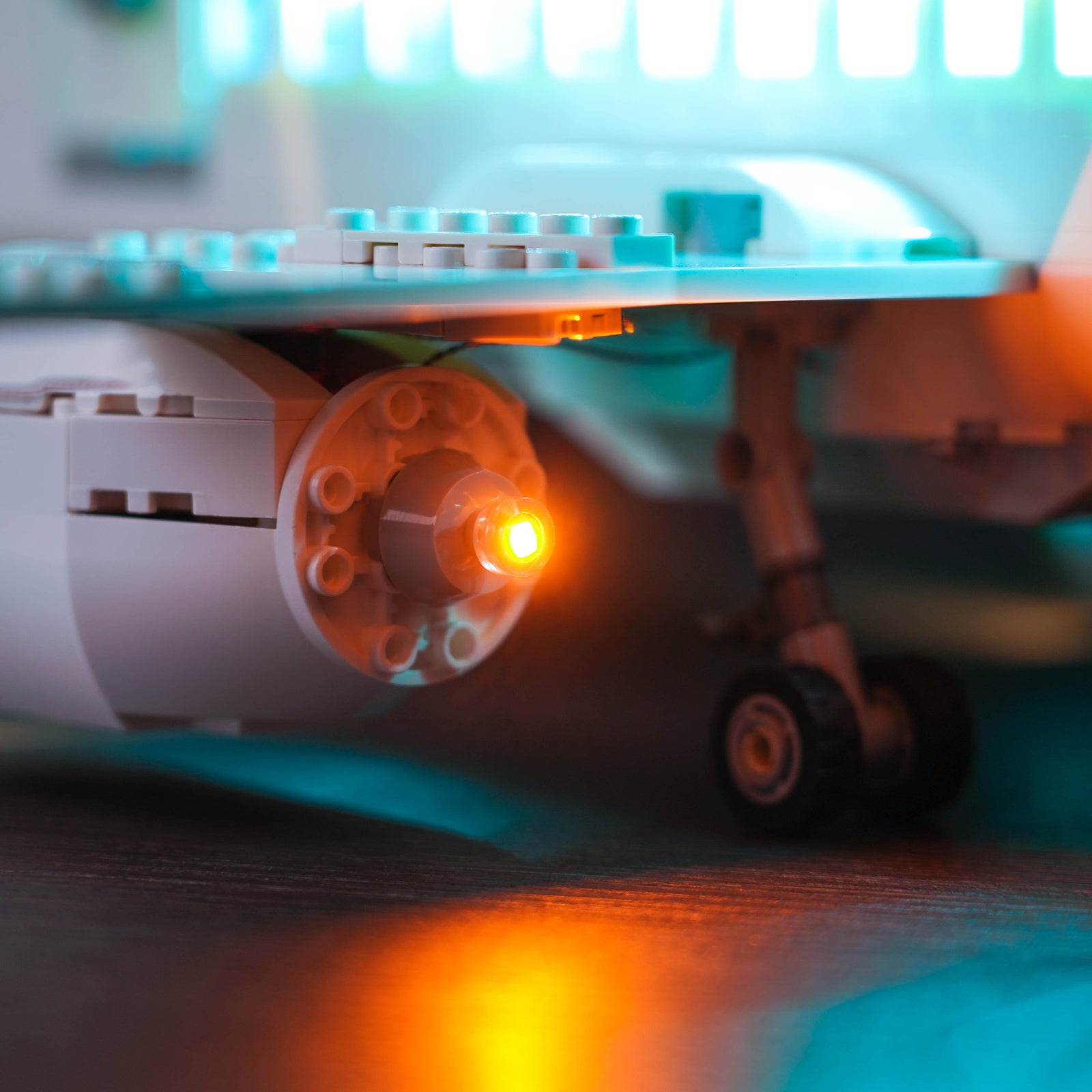 Kit d'éclairage BrickBling pour avion de passagers LEGO 60367