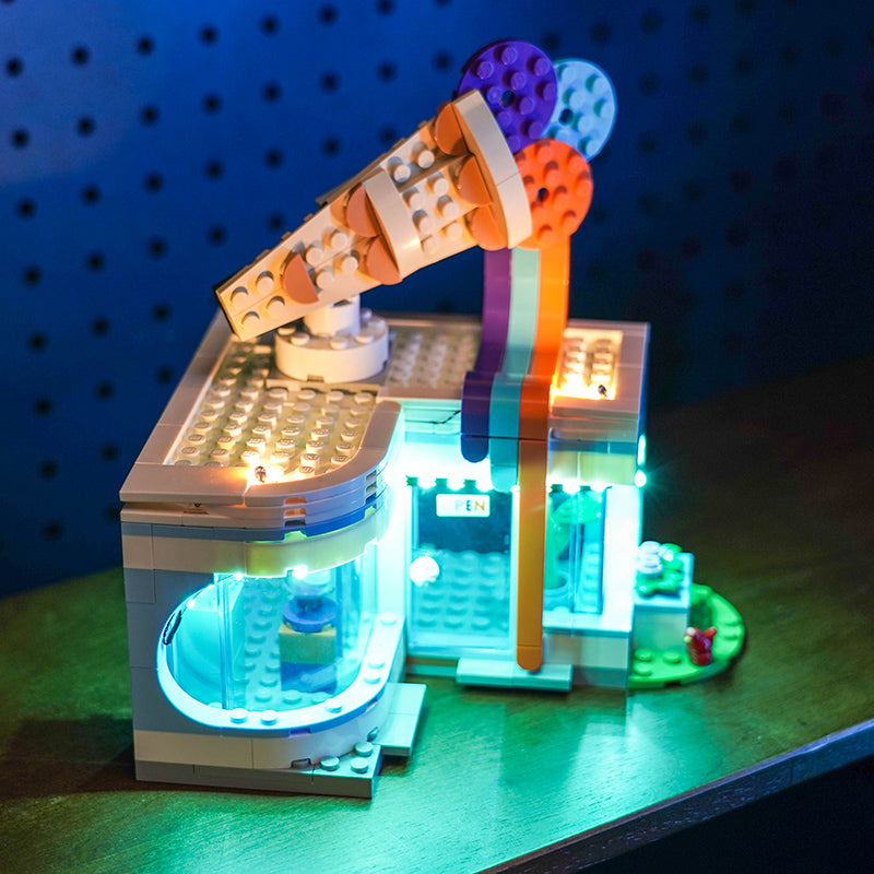 BrickBling Lichtset für LEGO Eisdiele 60363