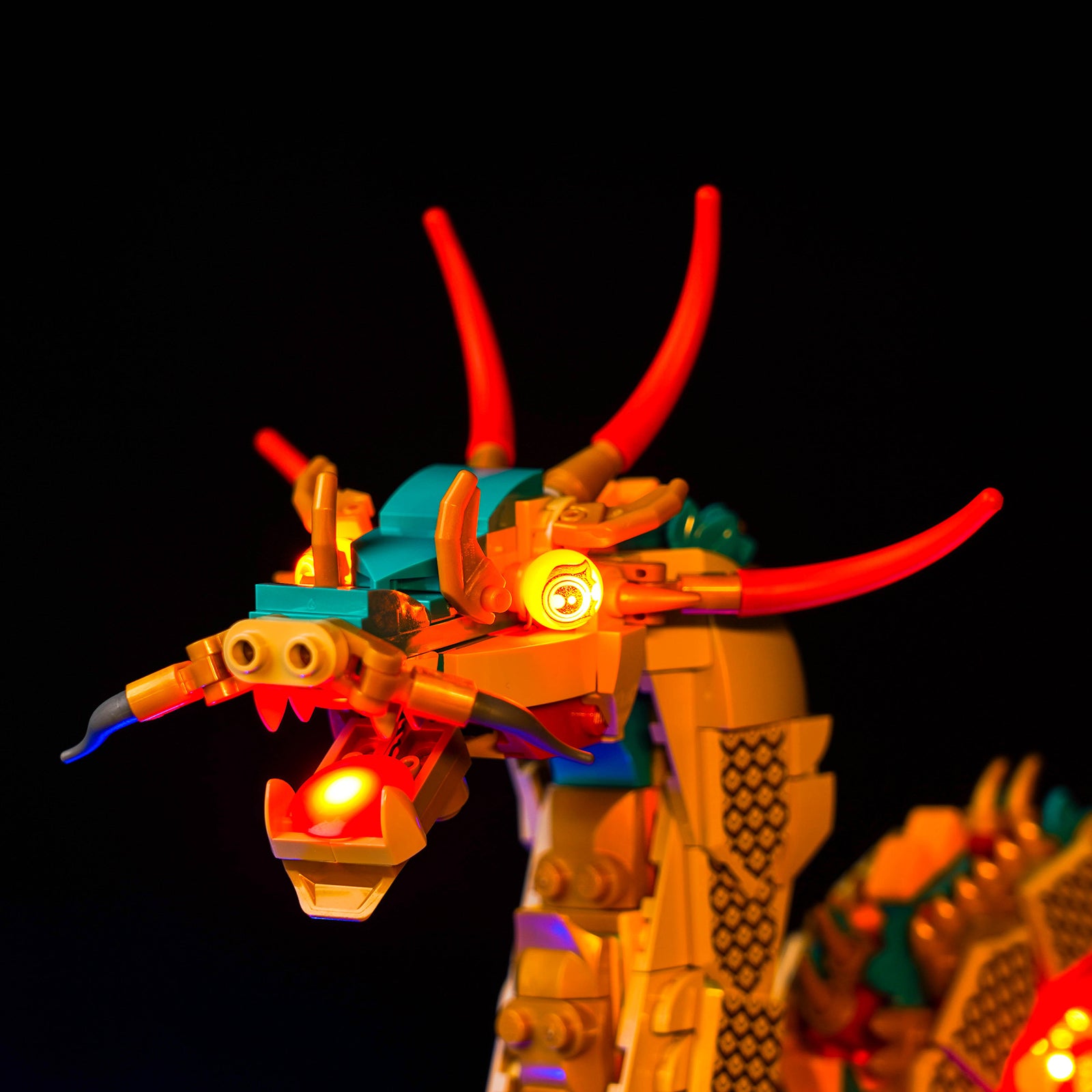 Kit d'éclairage BrickBling pour LEGO Auspicious Dragon 80112