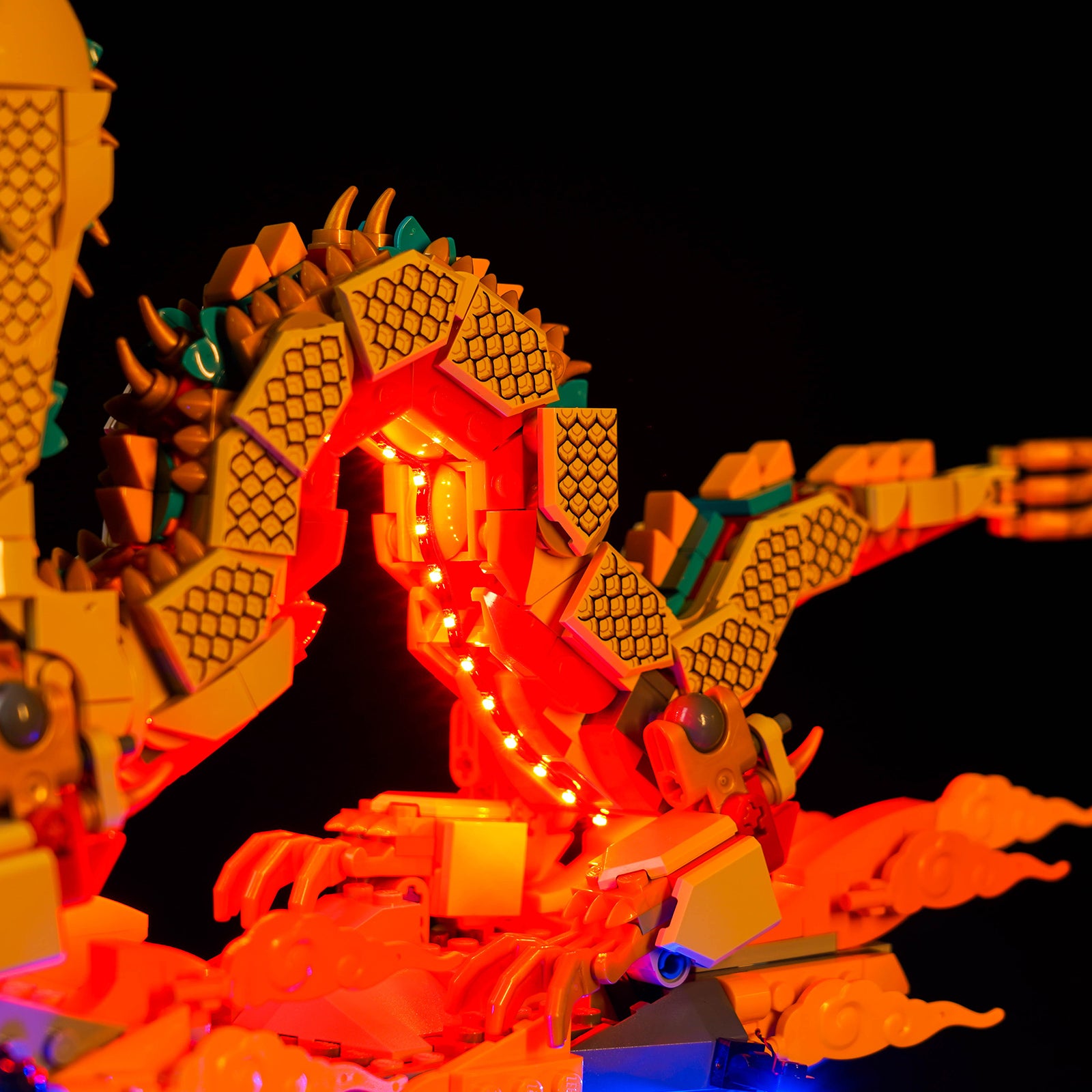 BrickBling Lichtset für LEGO Auspicious Dragon 80112