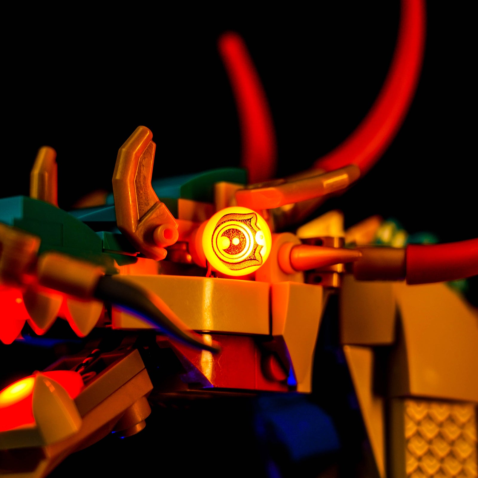 BrickBling Lichtset für LEGO Auspicious Dragon 80112