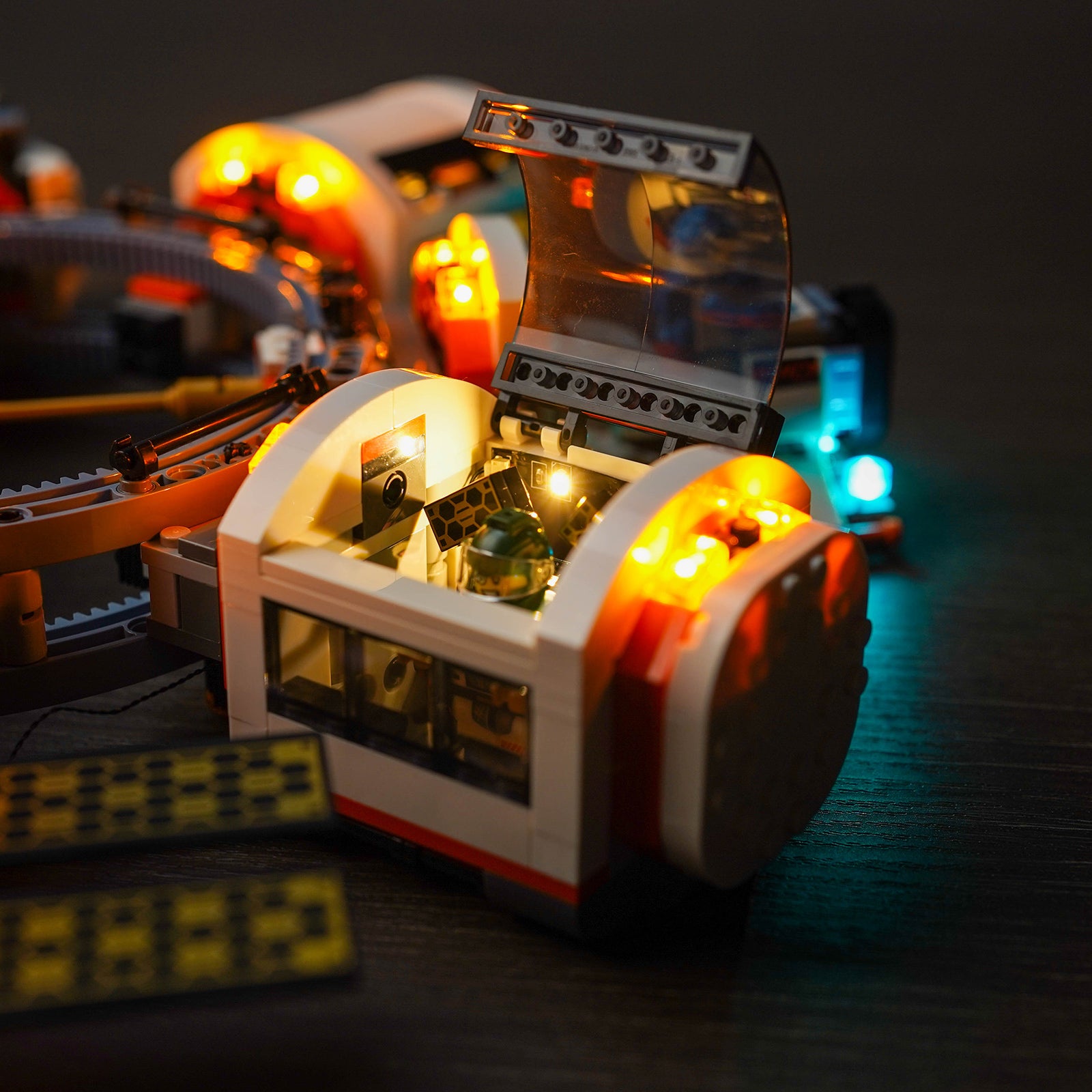 BrickBling Lichtset für LEGO City Modulare Raumstation 60433