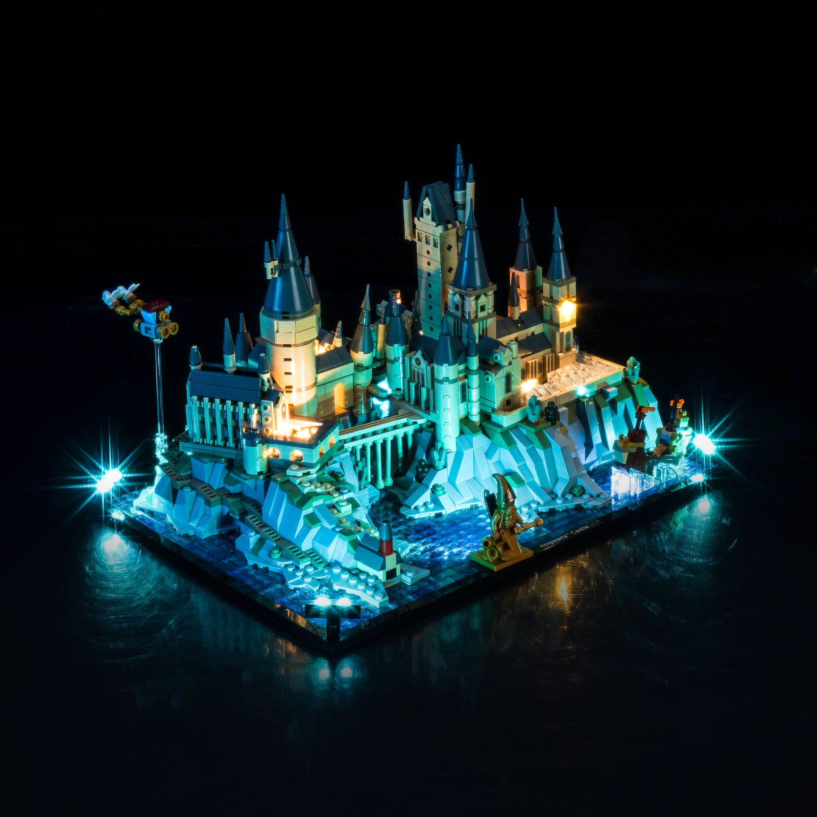 BrickBling Lichtset für LEGO Harry Potter Hogwarts™ Schloss und Gelände 76419, neue Version