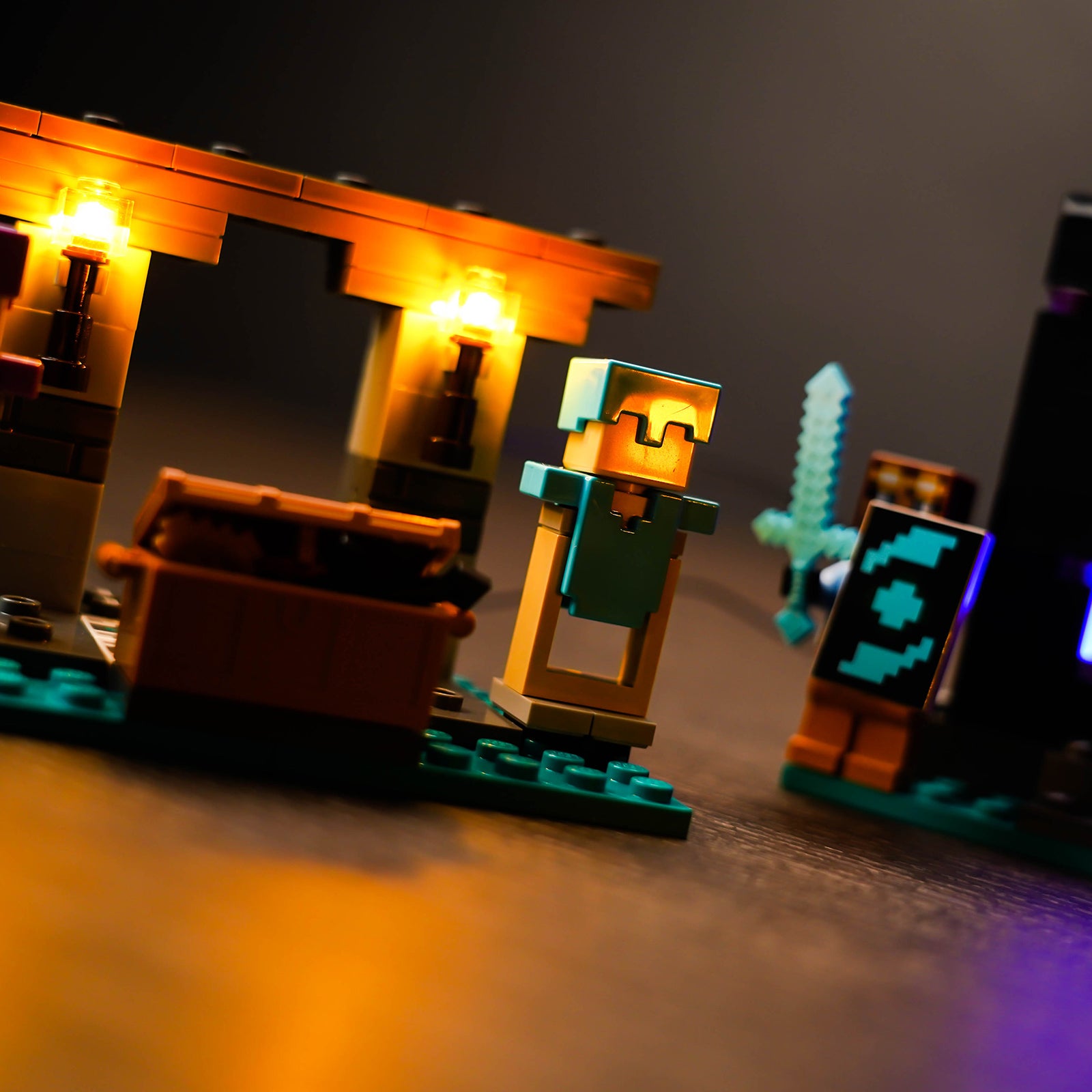 BrickBling Light Kit for LEGO Minecraft The Armory 21252