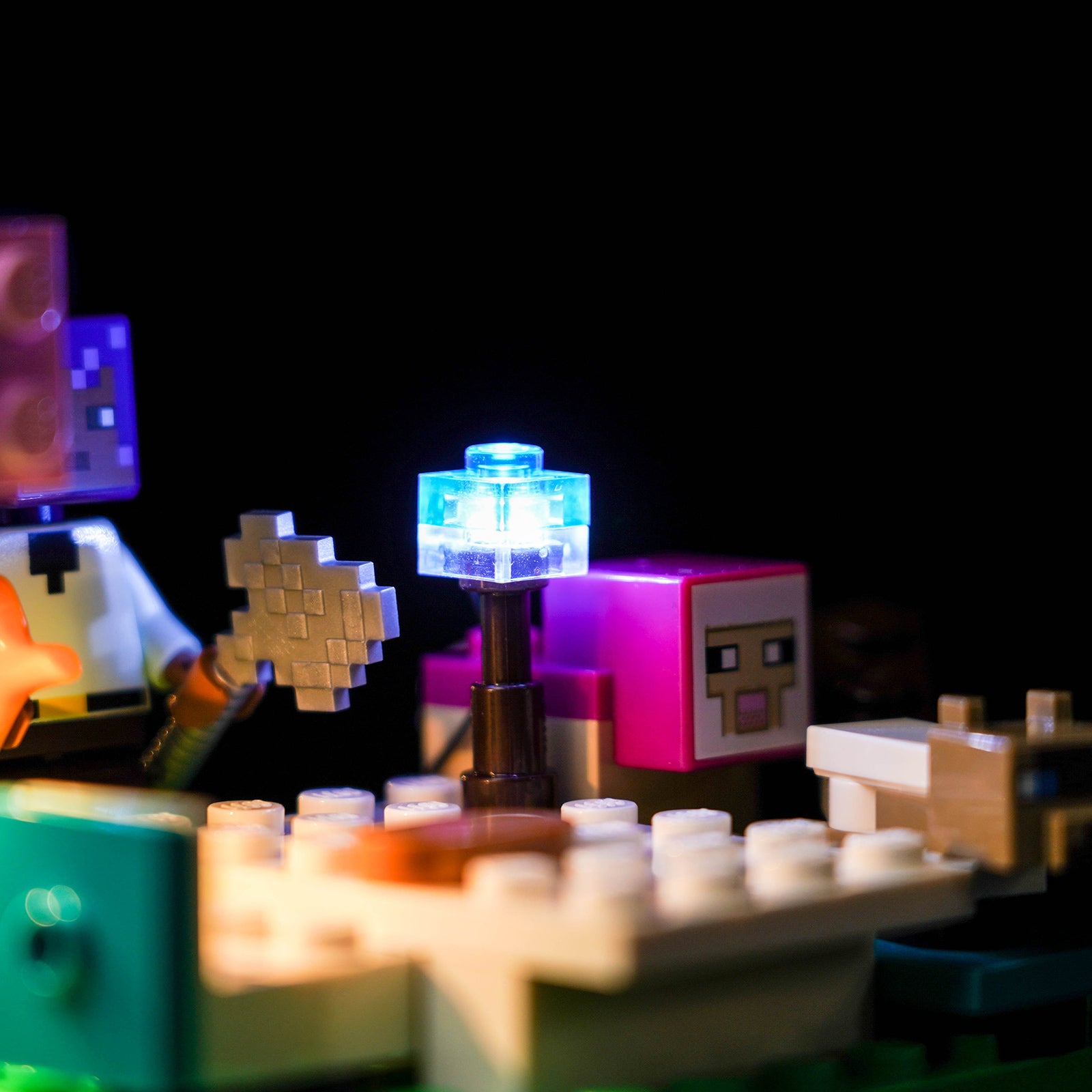 BrickBling Lichtset für LEGO Minecraft The Animal Sanctuary 21253