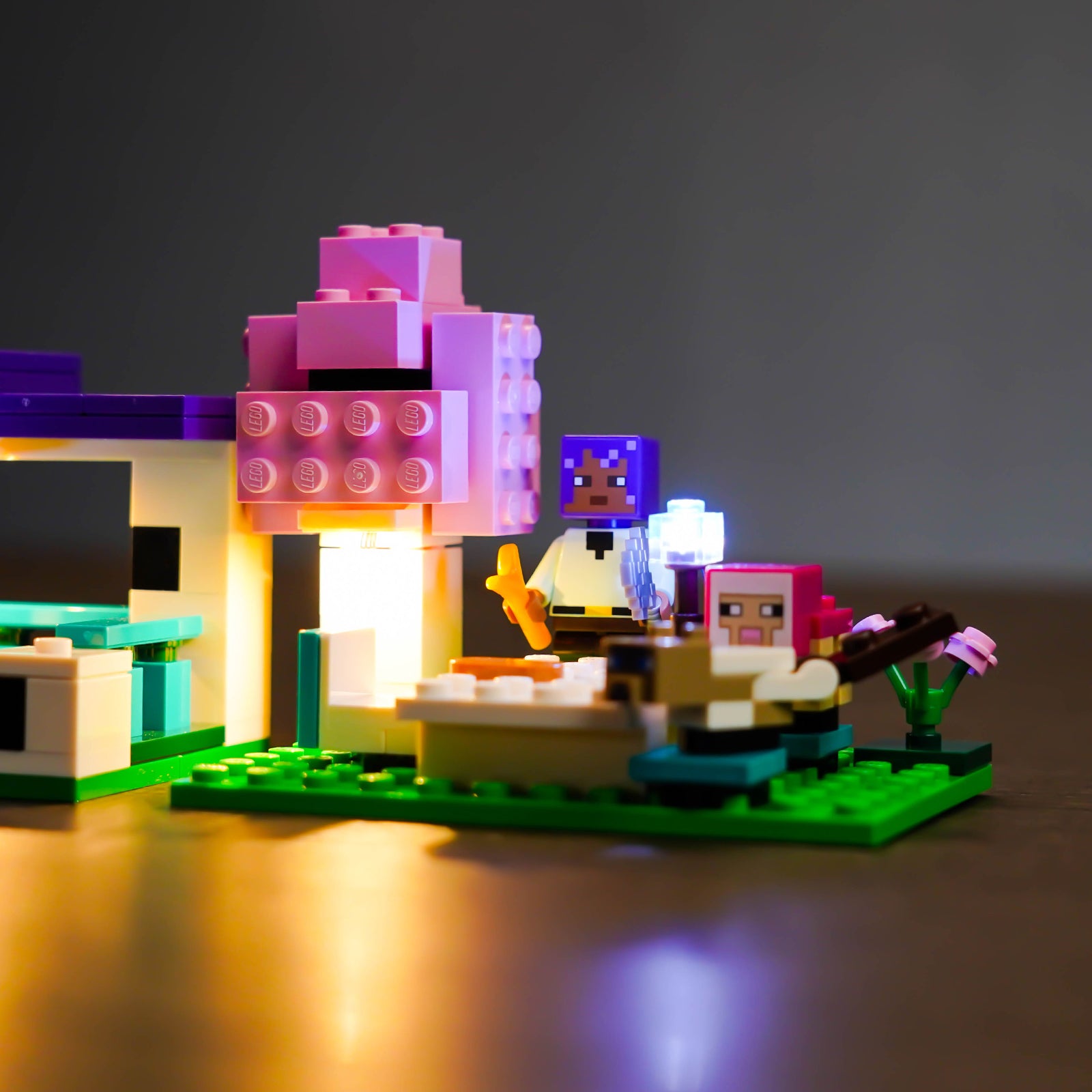 Kit d'éclairage BrickBling pour LEGO Minecraft Le sanctuaire animalier 21253