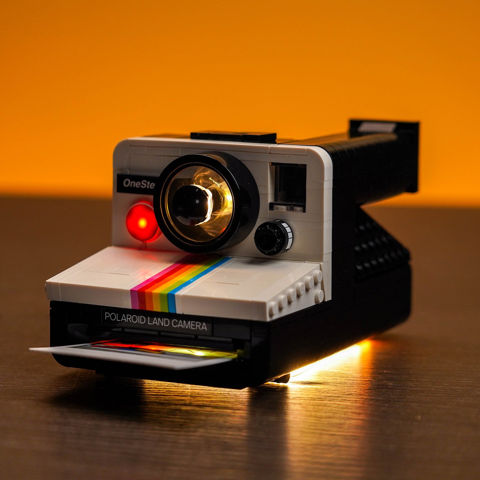 Kit d'éclairage BrickBling pour appareil photo LEGO Ideas Polaroid OneStep SX-70 21345