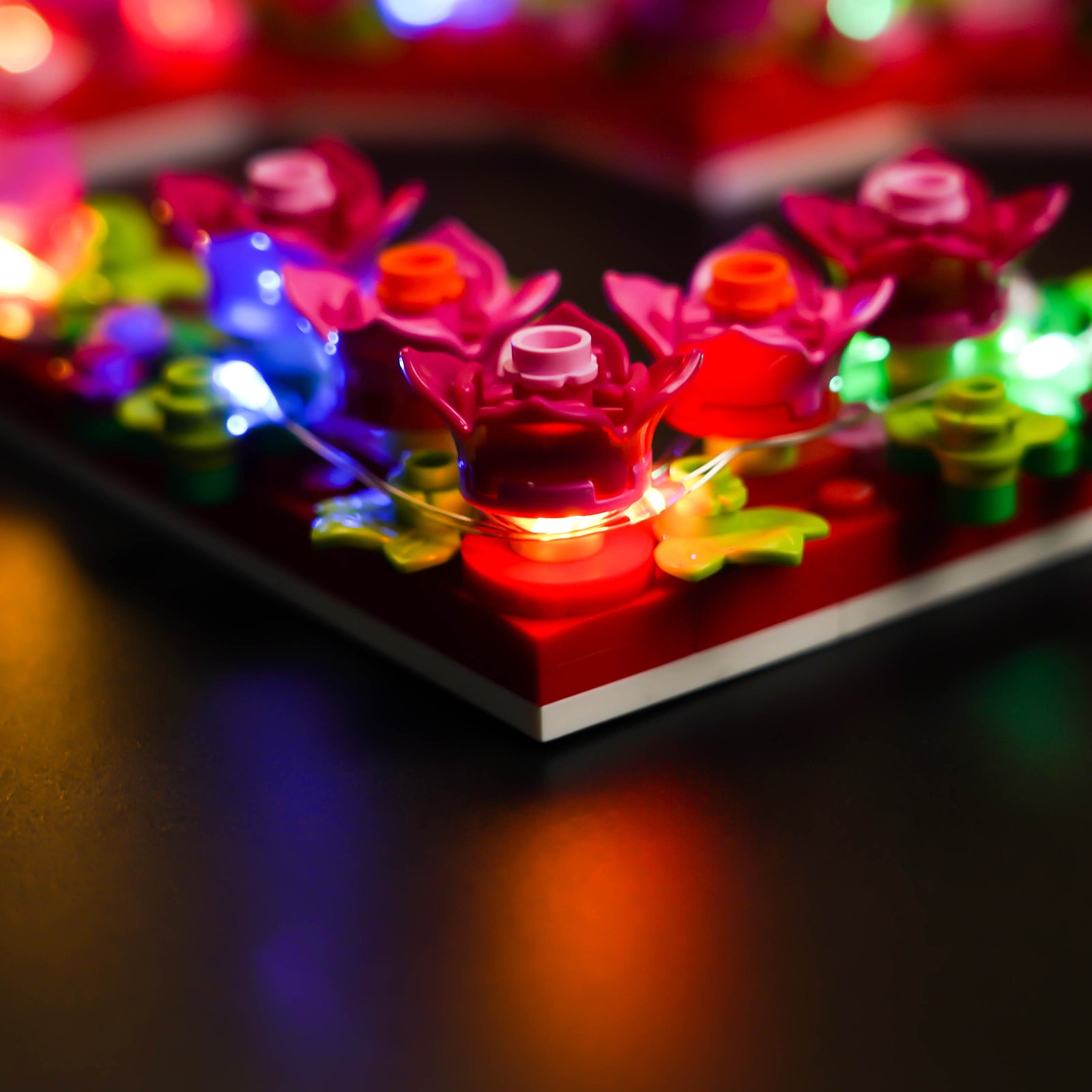BrickBling Lichtset für LEGO Herzornament 40638