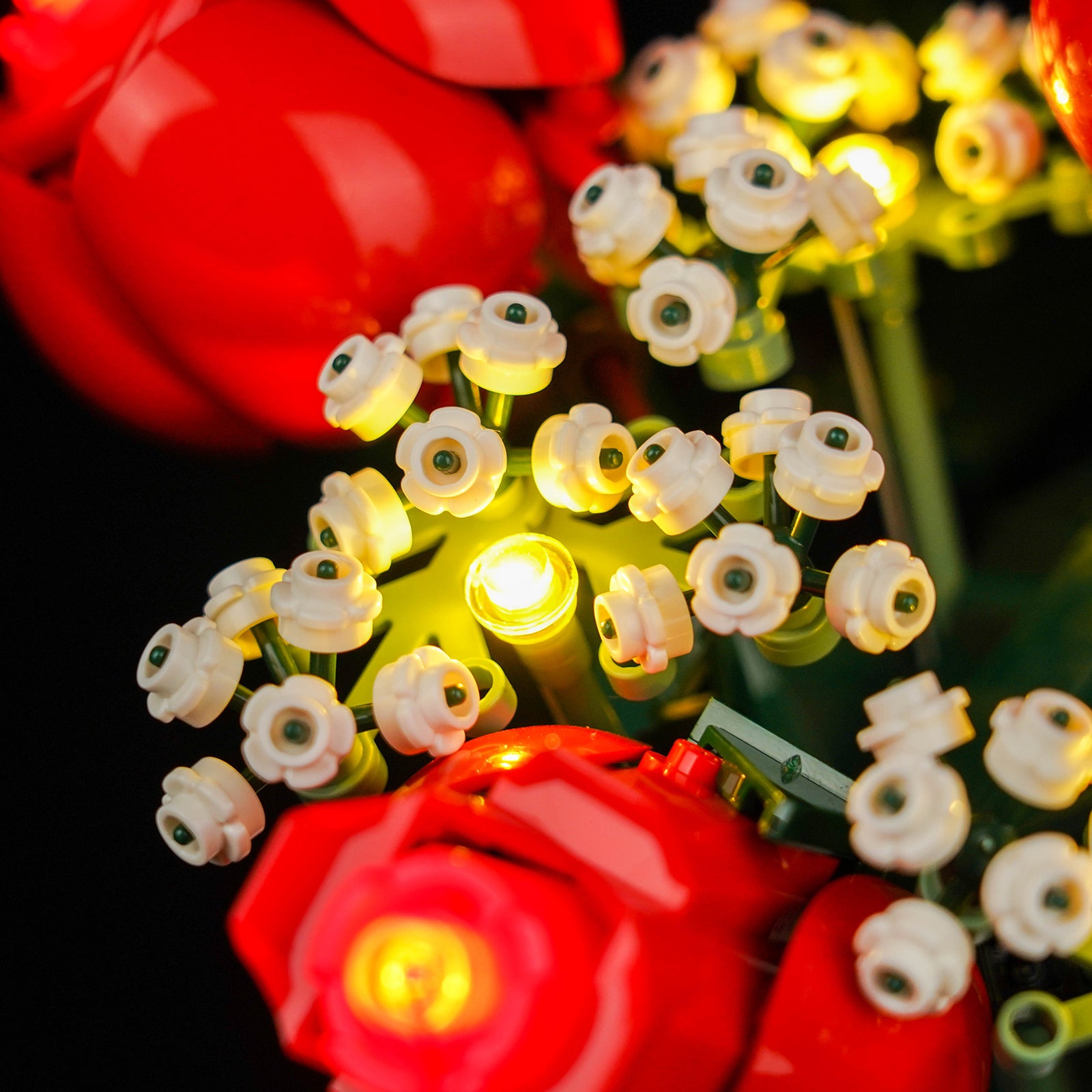 Kit d'éclairage BrickBling pour bouquet de fleurs d'icônes LEGO 10280