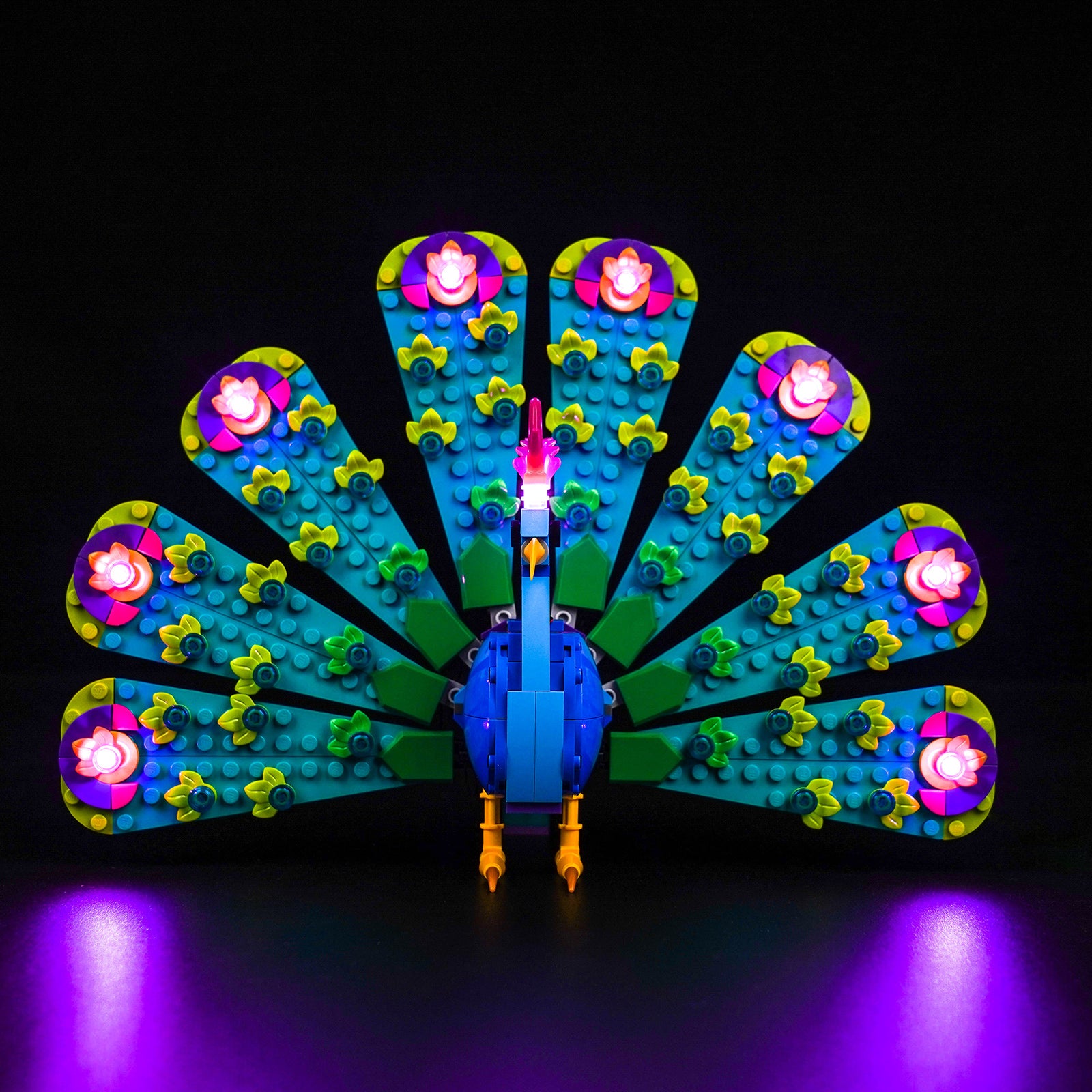 BrickBling Light Kit for LEGO Creator Exotic Peacock 31157