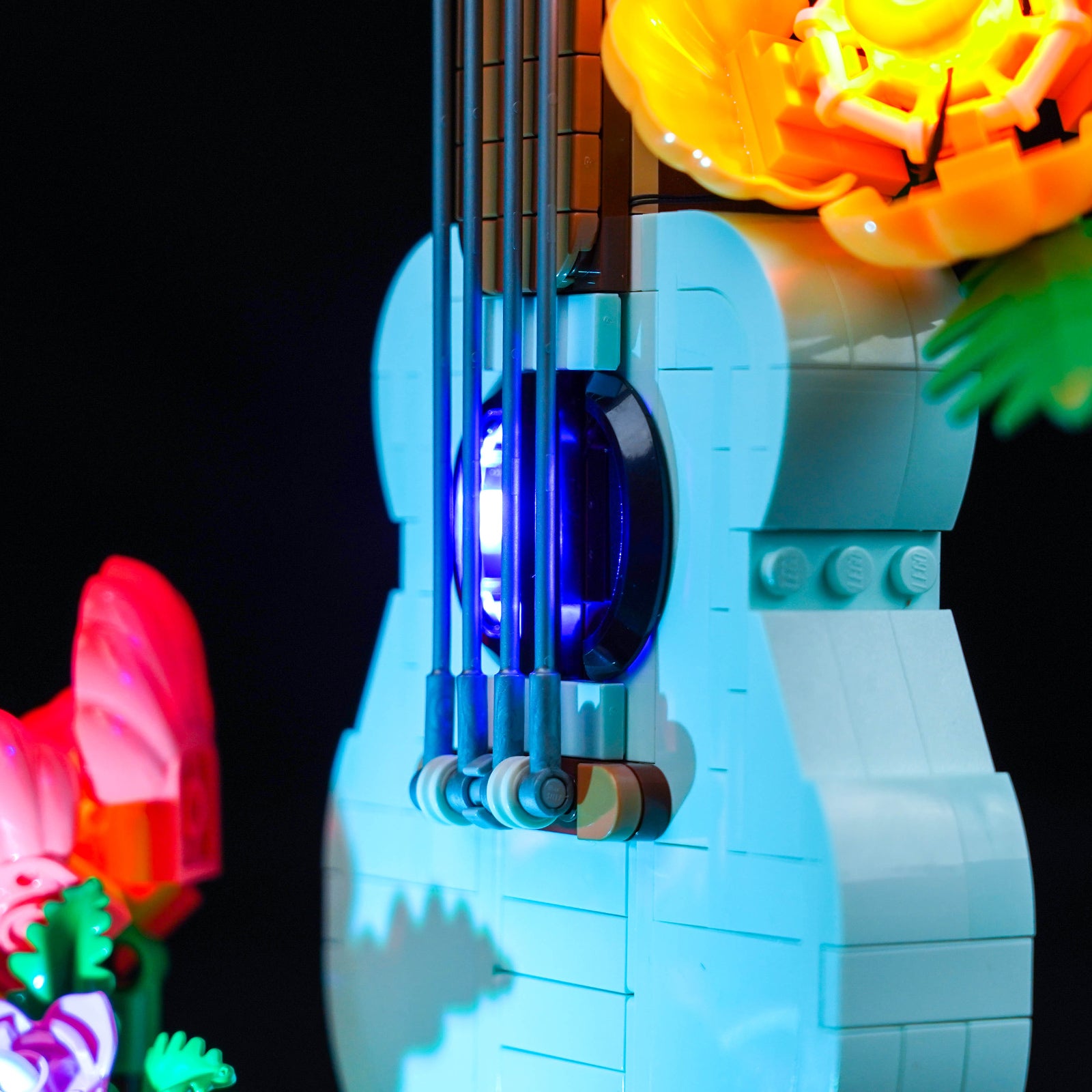 BrickBling Light Kit pour LEGO Creator 3 en 1 Ukulélé Tropical 31156